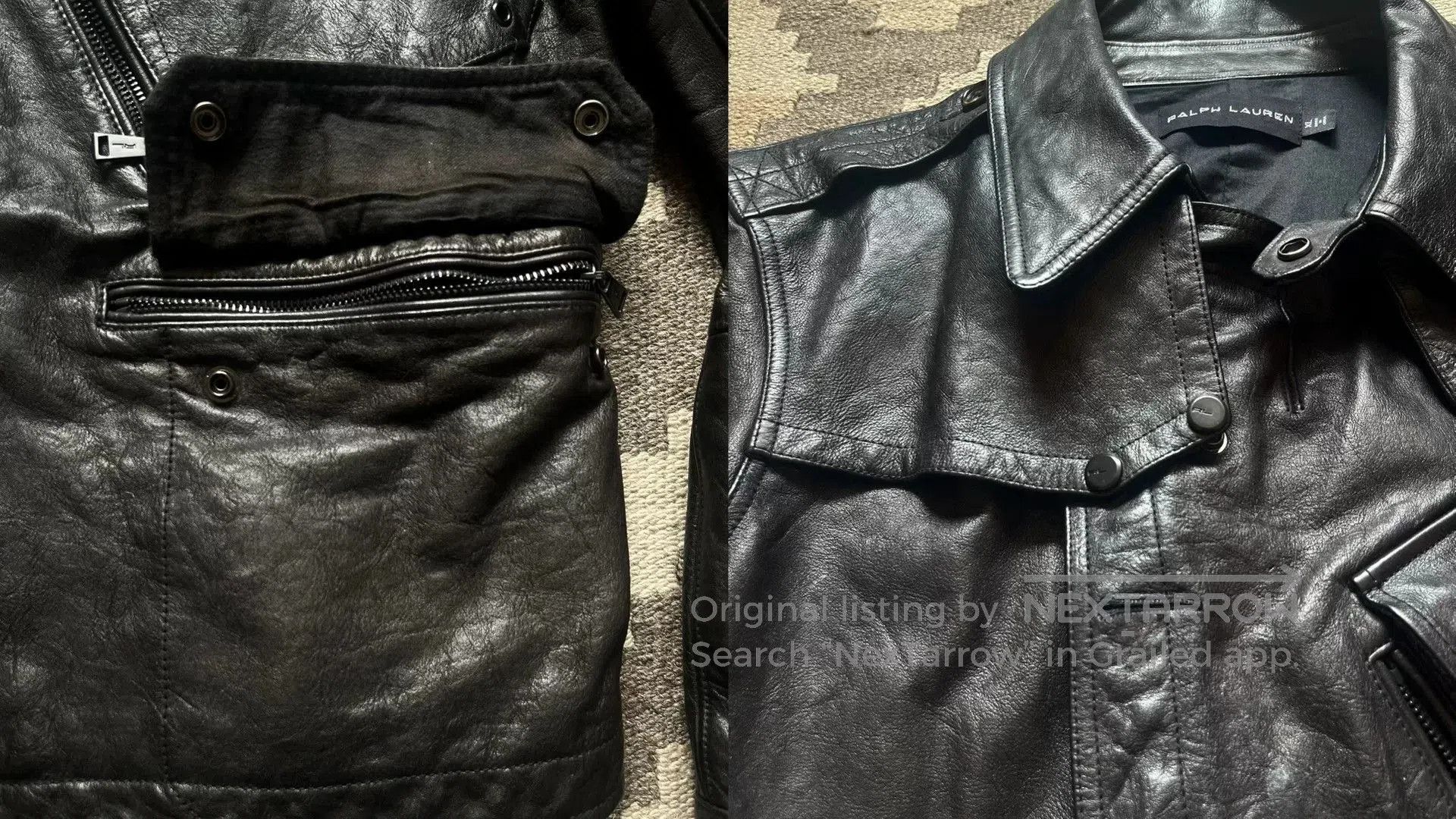 Ralph Lauren Black Label Ralph Lauren Black Label Leather Jacket. Size US XL / EU 56 / 4 - 8 Thumbnail
