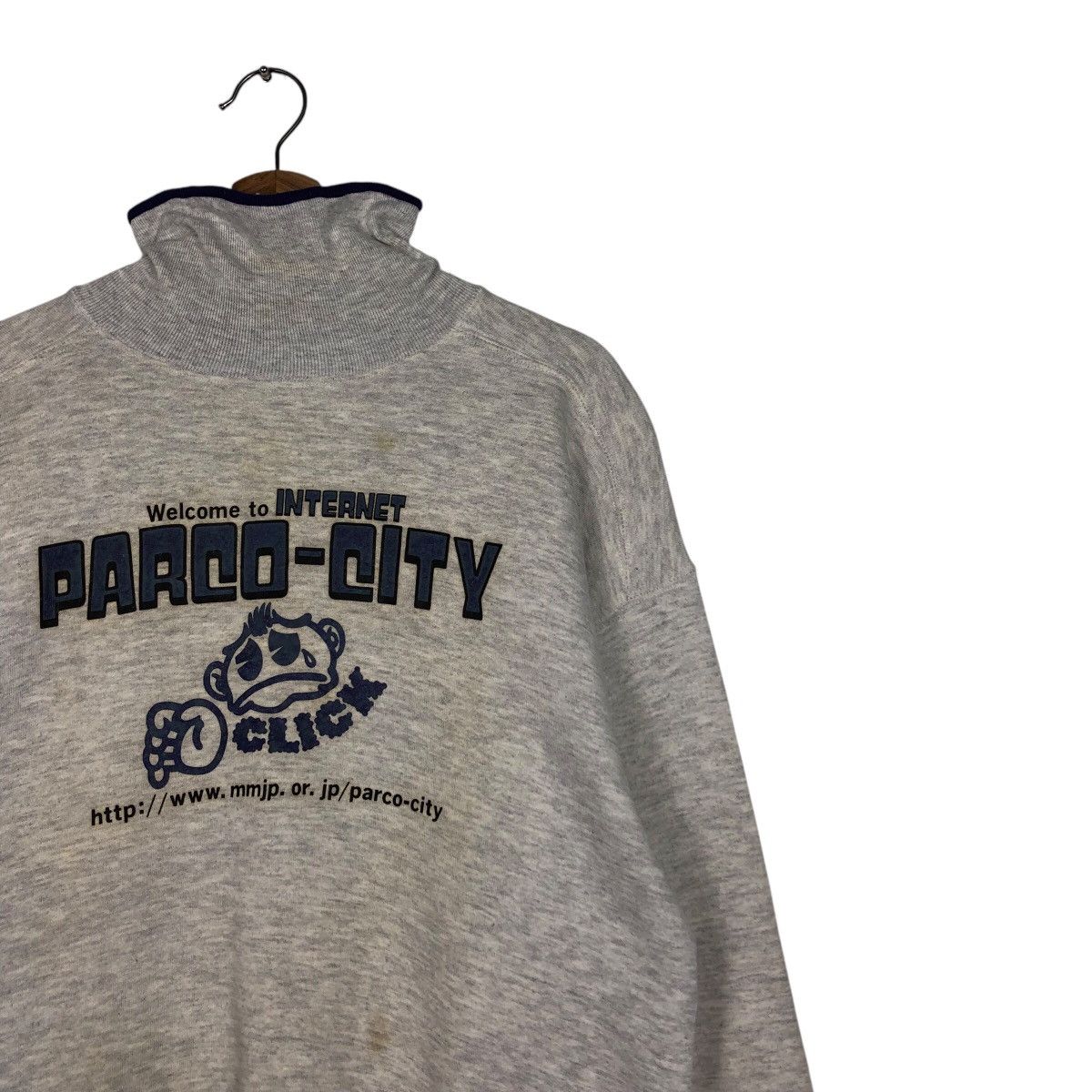 Japanese Brand × Vintage 📌Vintage Sweatshirt Parco City Made in Usa Big Logo Size US L / EU 52-54 / 3 - 7 Thumbnail