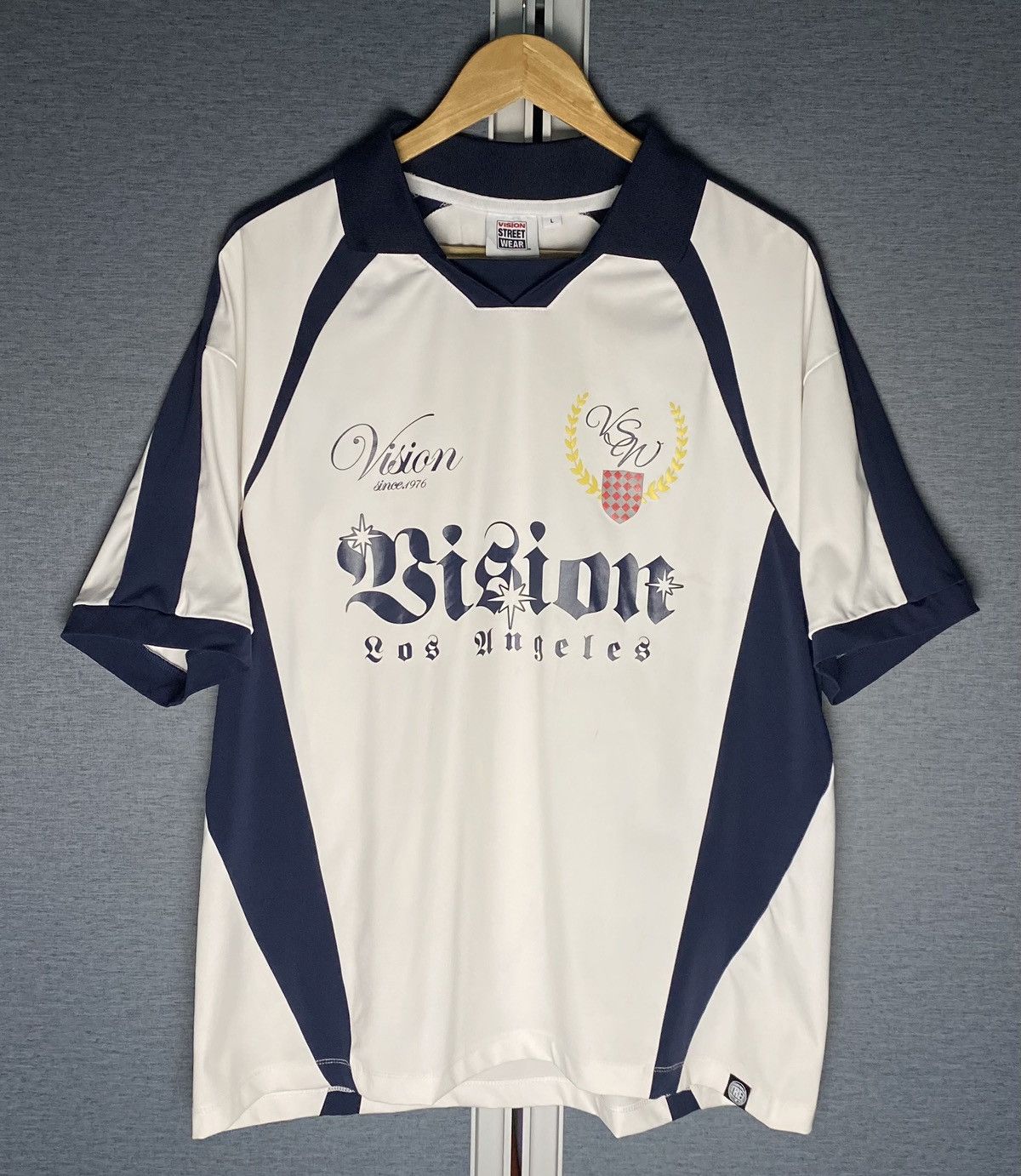 ★VISION STREETWEAR★VSW Soccer Jersey★送料・関税込 MUSINSA | VISION STREETWEAR VSW Soccer Jersey Blue