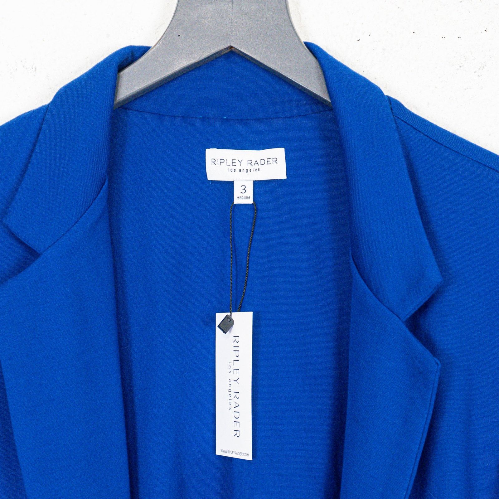 Other RIPLEY RADER Cobalt Ponte Knit Oversized Blazer Jacket 3(M) Size M / US 6-8 / IT 42-44 - 4 Thumbnail