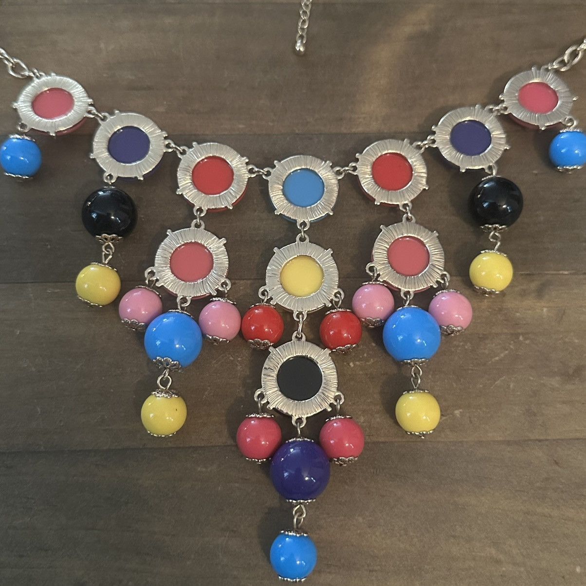 Other Iman color pop gum ball statement bib necklace Size ONE SIZE - 5 Thumbnail
