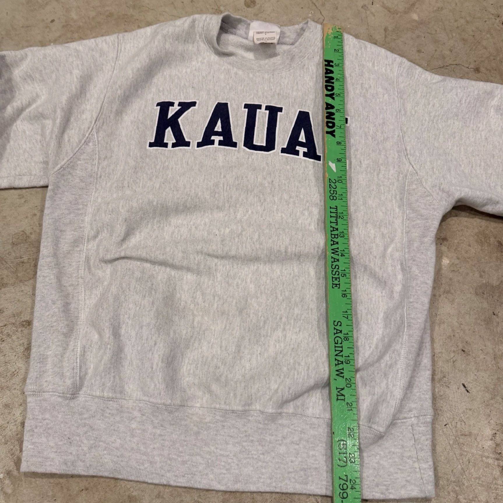 Champion VINTAGE Champion Sweatshirt Mens Gray Sz Small Kauai Hawaii Size US S / EU 44-46 / 1 - 6 Thumbnail