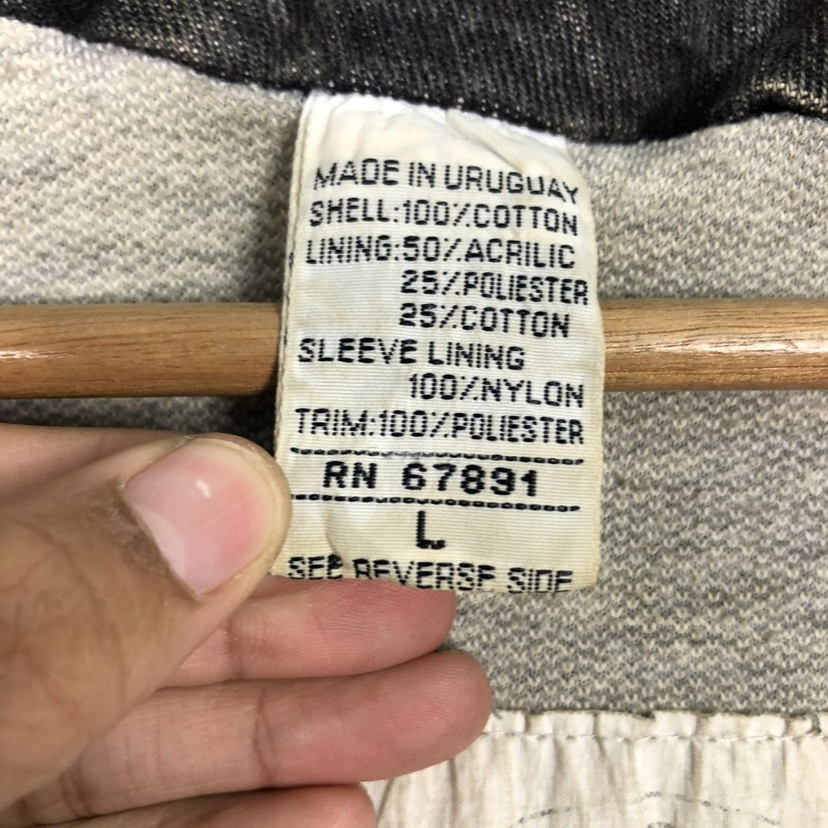 Japanese Brand 🔥VINTAGE BIKER BOMBER JACKET DENIM JAPAN ISSEY MIYAKE Size US L / EU 52-54 / 3 - 21 Thumbnail