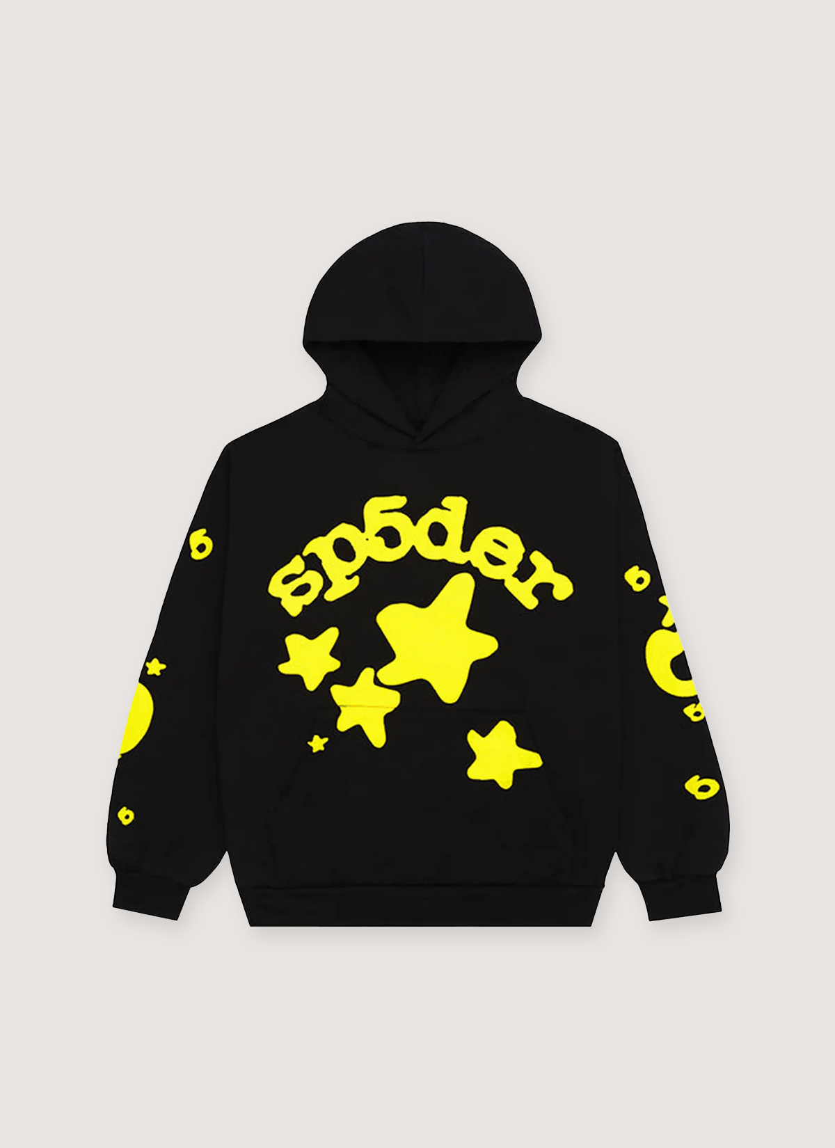 Sp5der Worldwide Beluga Sweatshirt Black Yellow Size US XXL / EU 58 / 5 - 1 Thumbnail