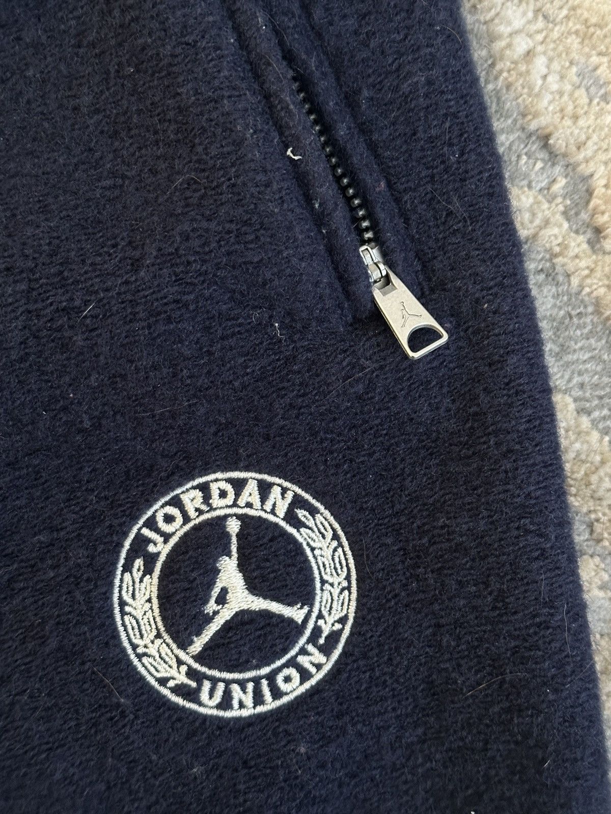 Jordan Brand × Union LA Nike Jordan x Union LA Logo Navy Track Pants Size US 32 / EU 48 - 2 Thumbnail