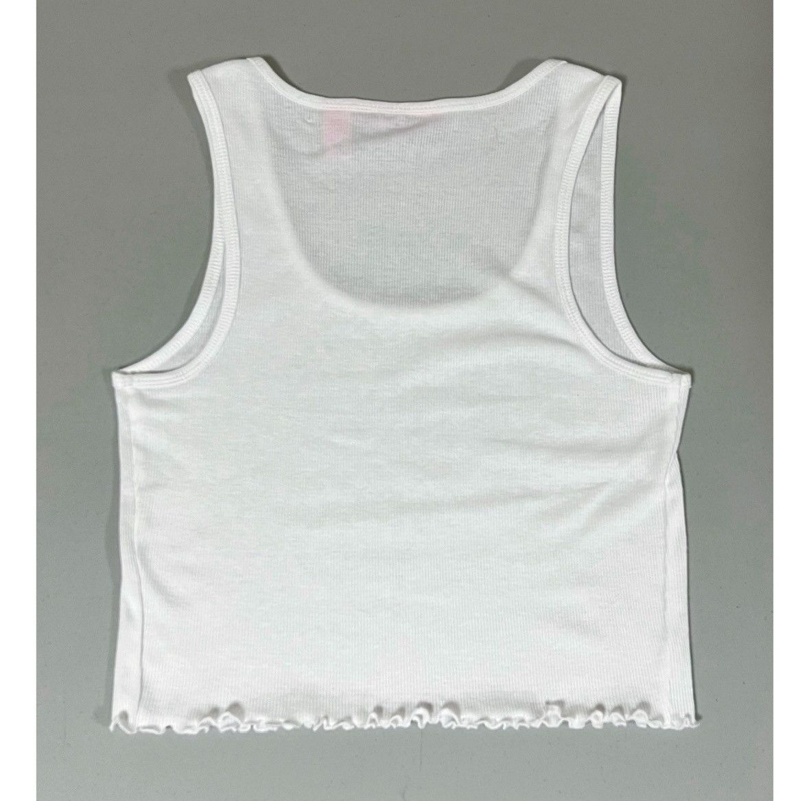 Juicy Couture Juicy Couture White Diamond Graphic Tank Top Shirt Size L 💎 Size L / US 10 / IT 46 - 3 Thumbnail