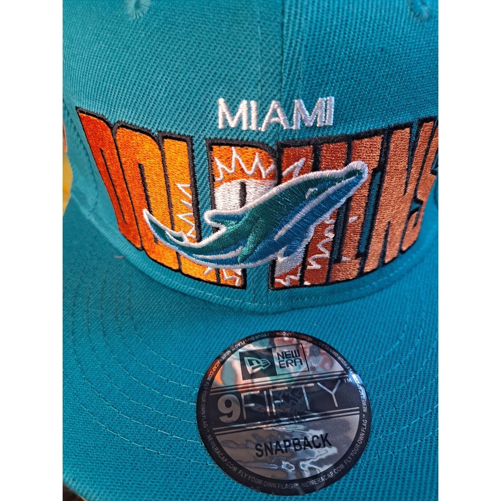 New Era Miami Dolphins New Era 9FIFTY NFL VTG Col Snapback Hat Size ONE SIZE - 2 Thumbnail