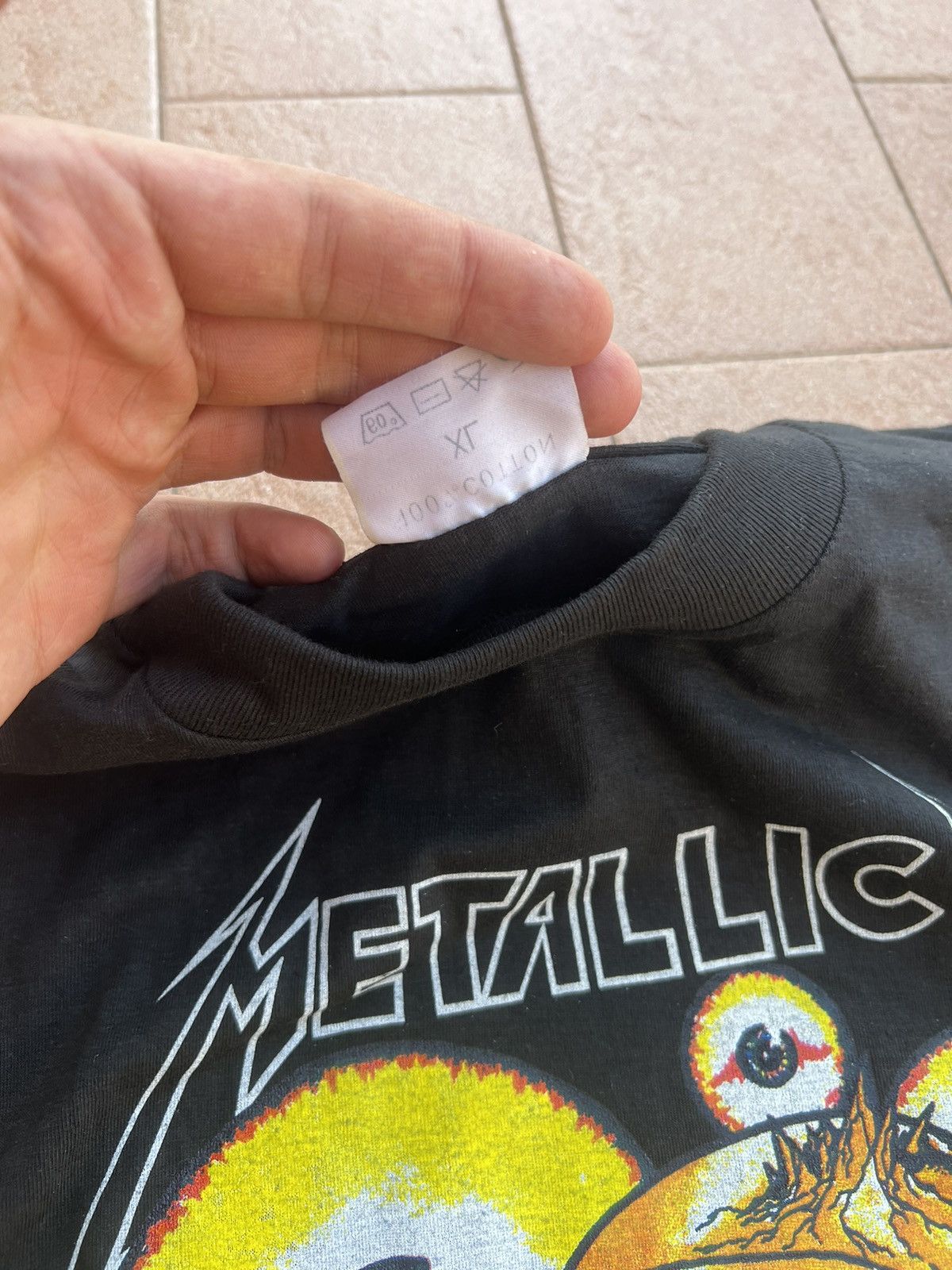 Band Tees × Metallica × Vintage Vintage 90s Metallica This Shortest Straw Tee Size US XL / EU 56 / 4 - 9 Thumbnail