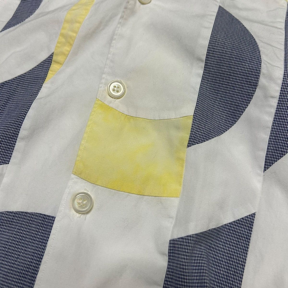 Comme des Garcons 558 02SS Comme Des Garcons Homme patchwork Panelled shirt Size US S / EU 44-46 / 1 - 12 Thumbnail