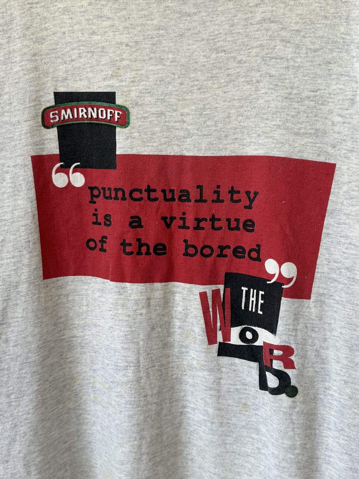 Vintage Vintage Smirnoff Printed Long Sleeve Size US XL / EU 56 / 4 - 5 Thumbnail
