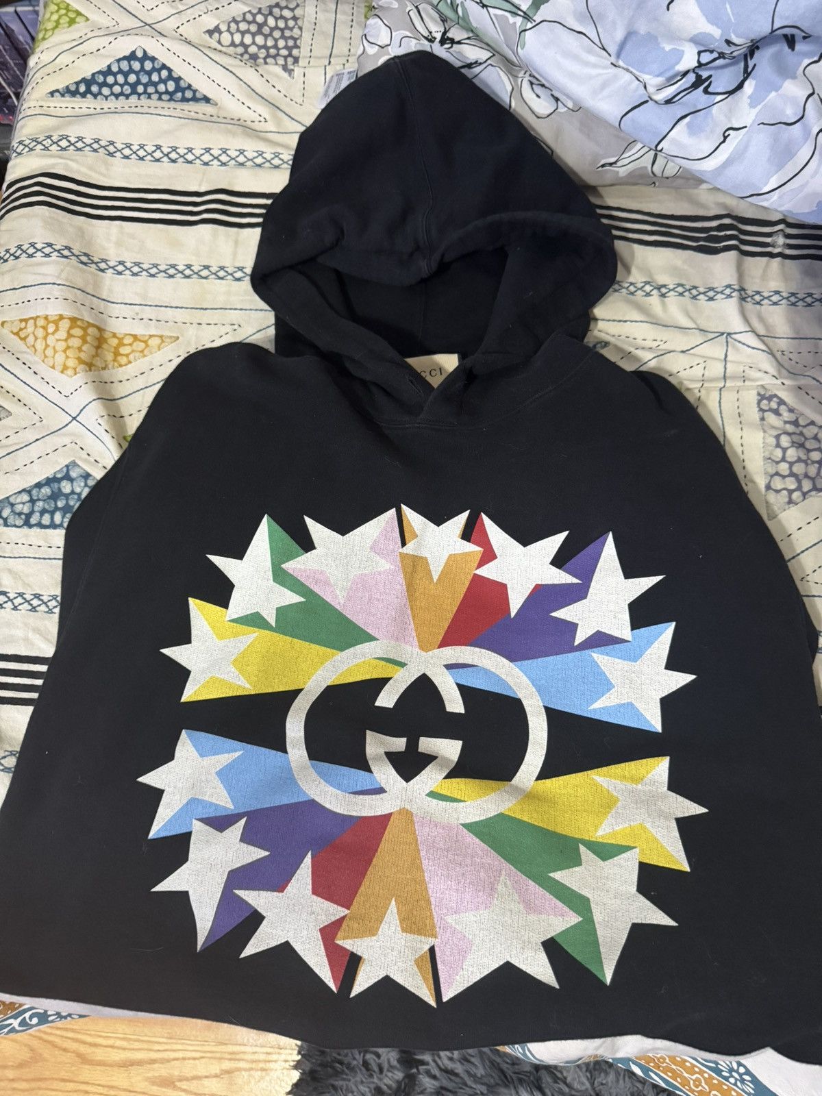 Gucci Gucci Interlocking G Burst Print Hoodie Size US M / EU 48-50 / 2 - 2 Thumbnail
