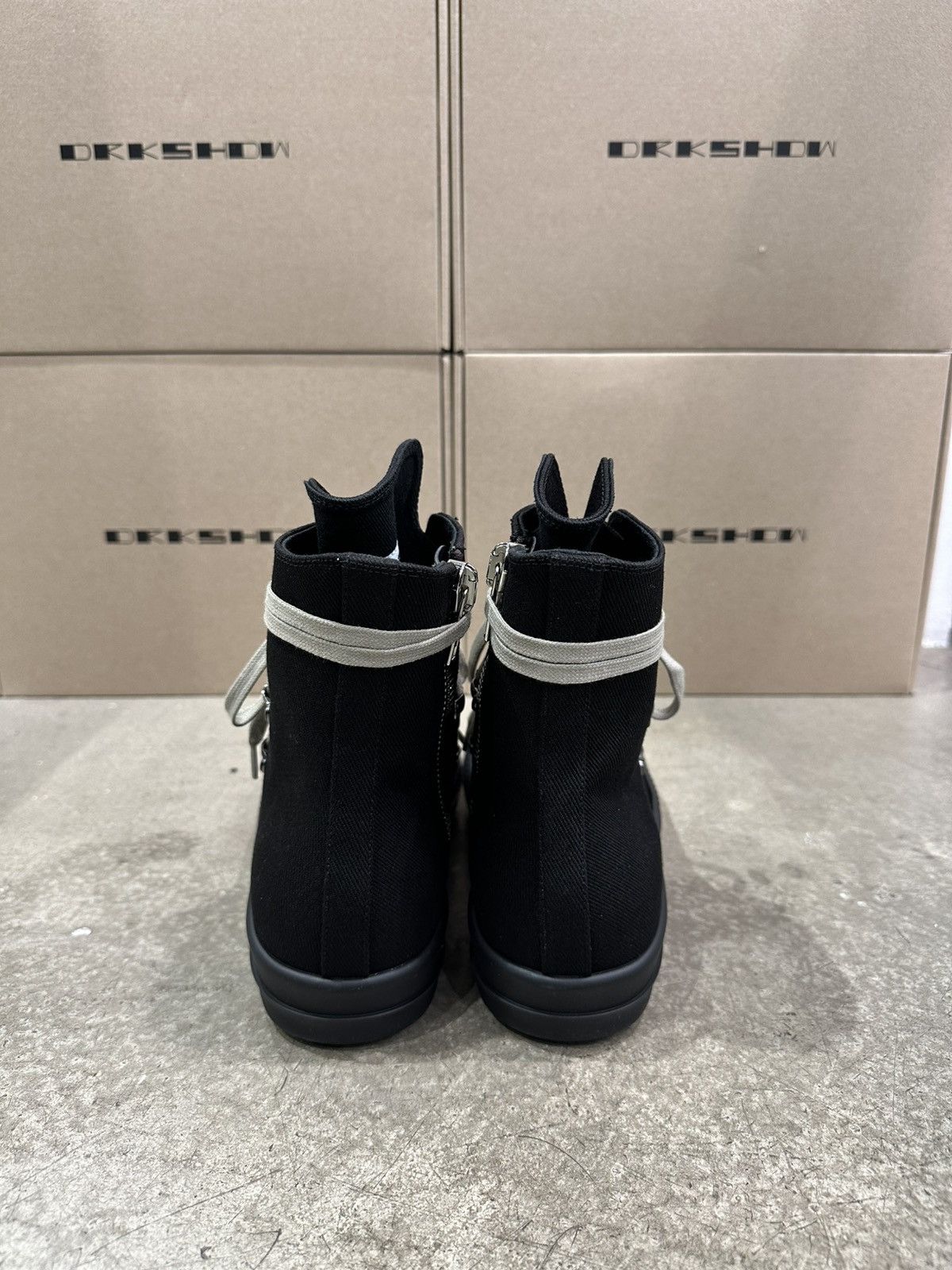 Rick Owens Drkshdw RICK OWENS DRKSHDW Lido Hexa Sneaker Black Pearl Size US 8 / EU 41 - 4 Thumbnail