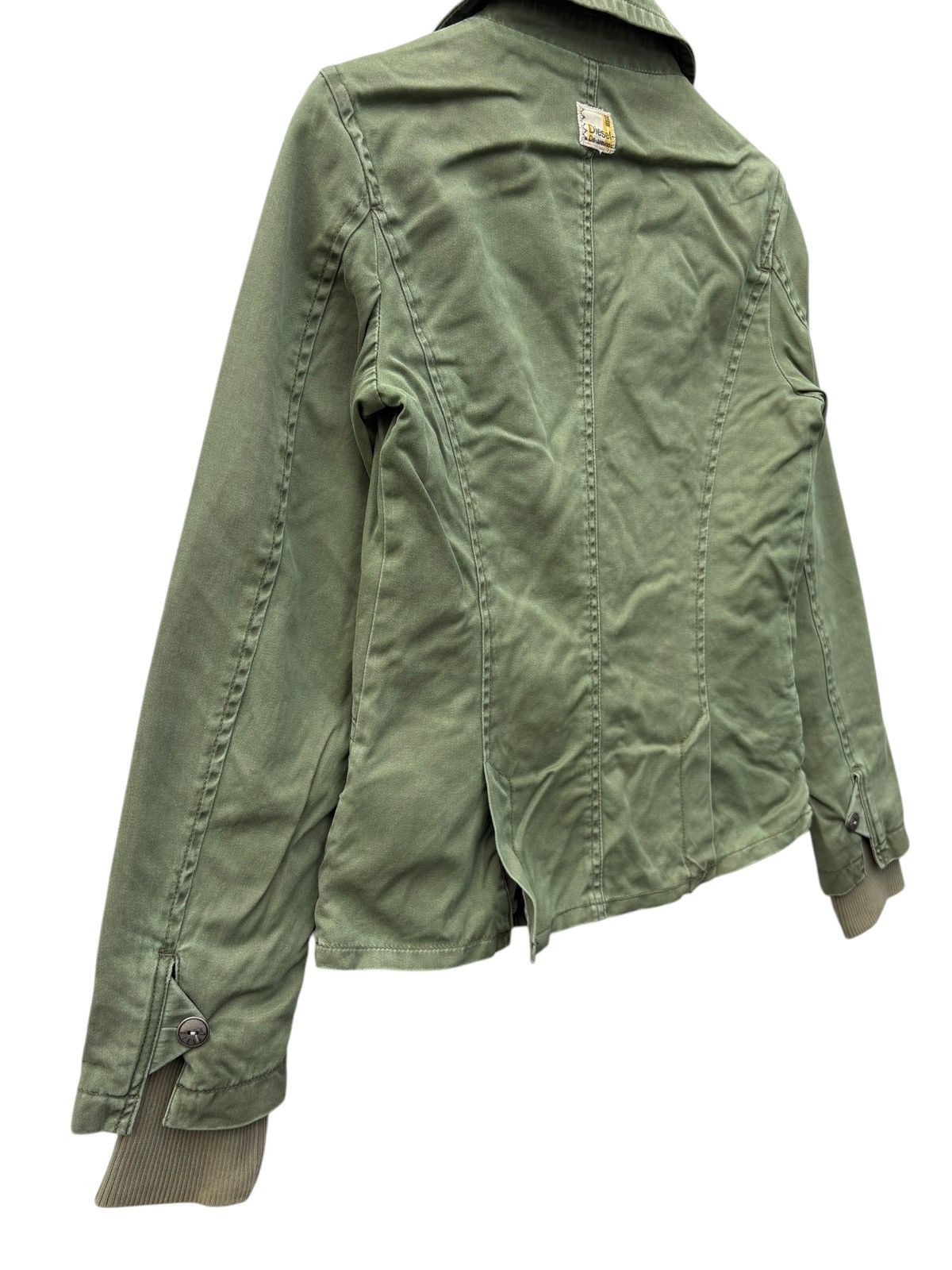 Diesel Diesel De-Arming Women’s Green Jacket Coat Size S / US 4 / IT 40 - 9 Thumbnail
