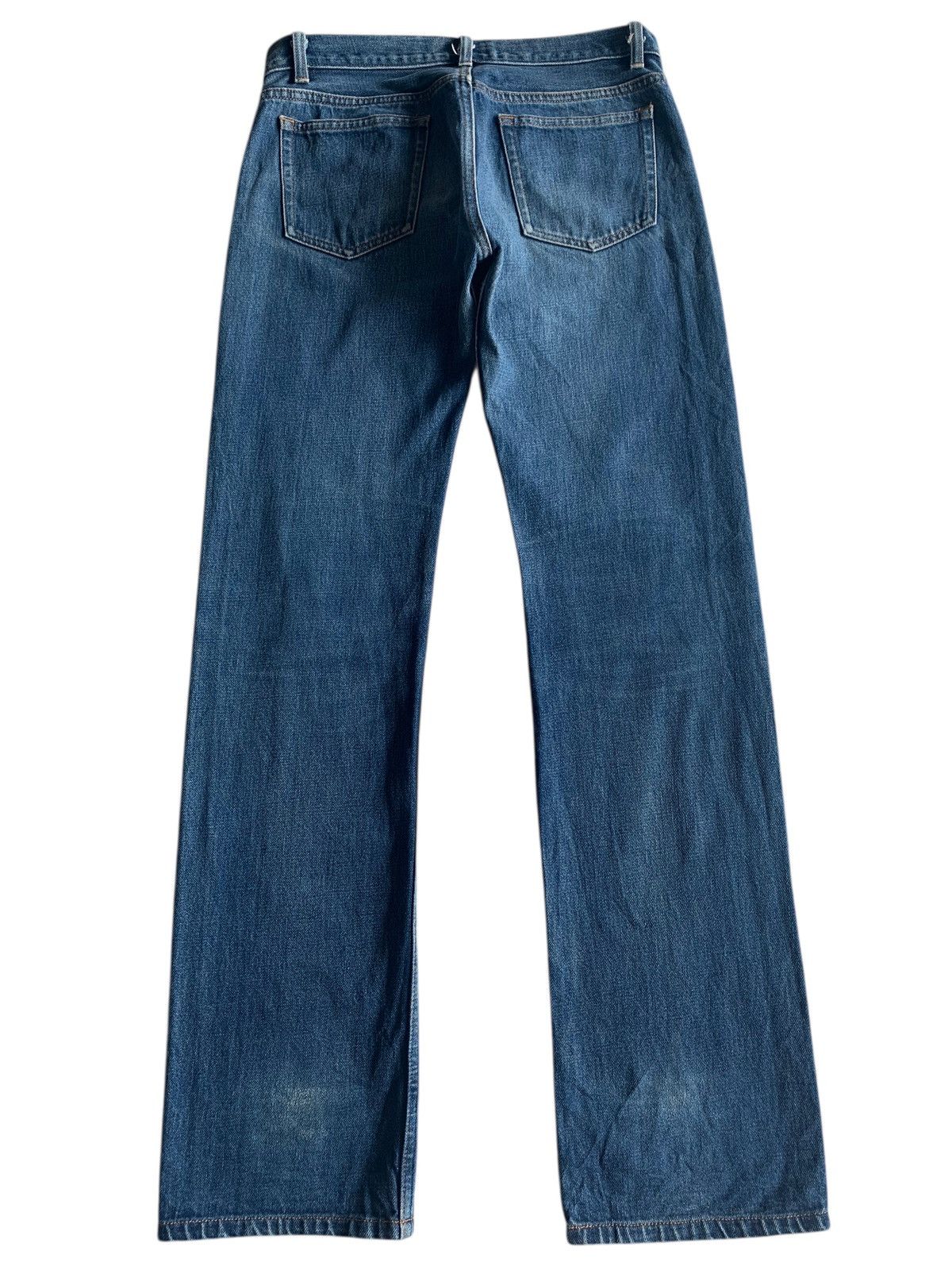 A.P.C. VINTAGE APC SELVEDGE BUTTON FLY FADED DISTRESSED DENIM Size US 30 / EU 46 - 2 Thumbnail