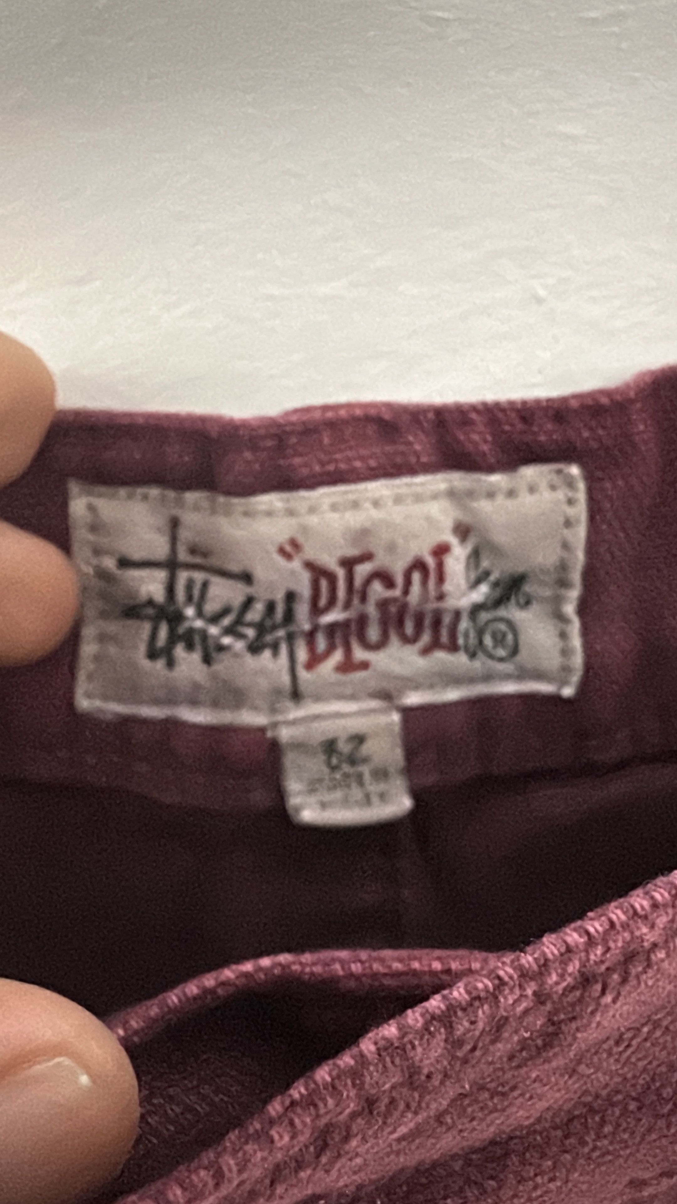 Stussy Stussy Big Ol Jean Wine Size 32 Size US 32 / EU 48 - 6 Thumbnail
