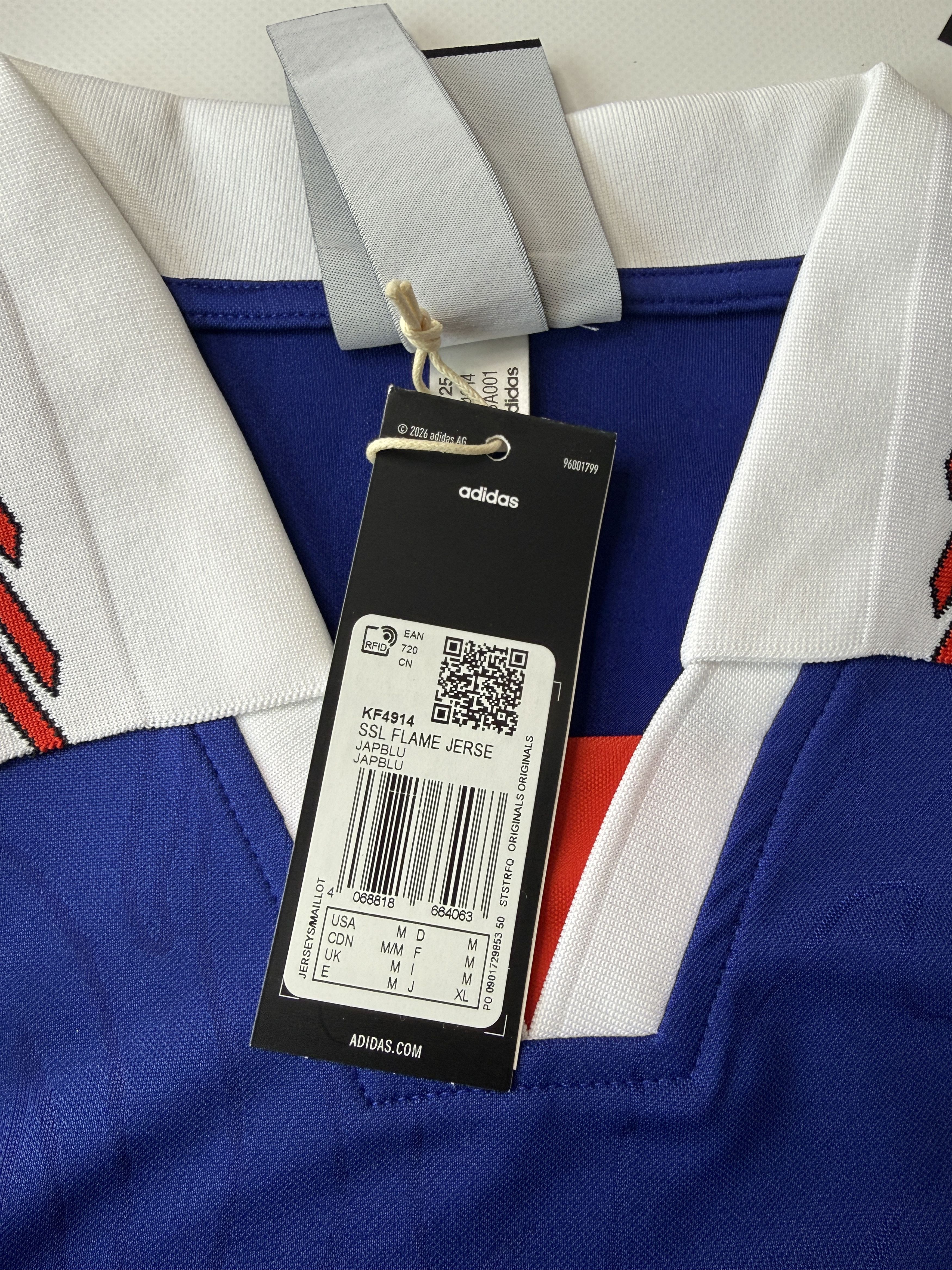 Adidas × Bape BAPE X ADIDAS SSL FLAME JERSEY Size US M / EU 48-50 / 2 - 12 Thumbnail