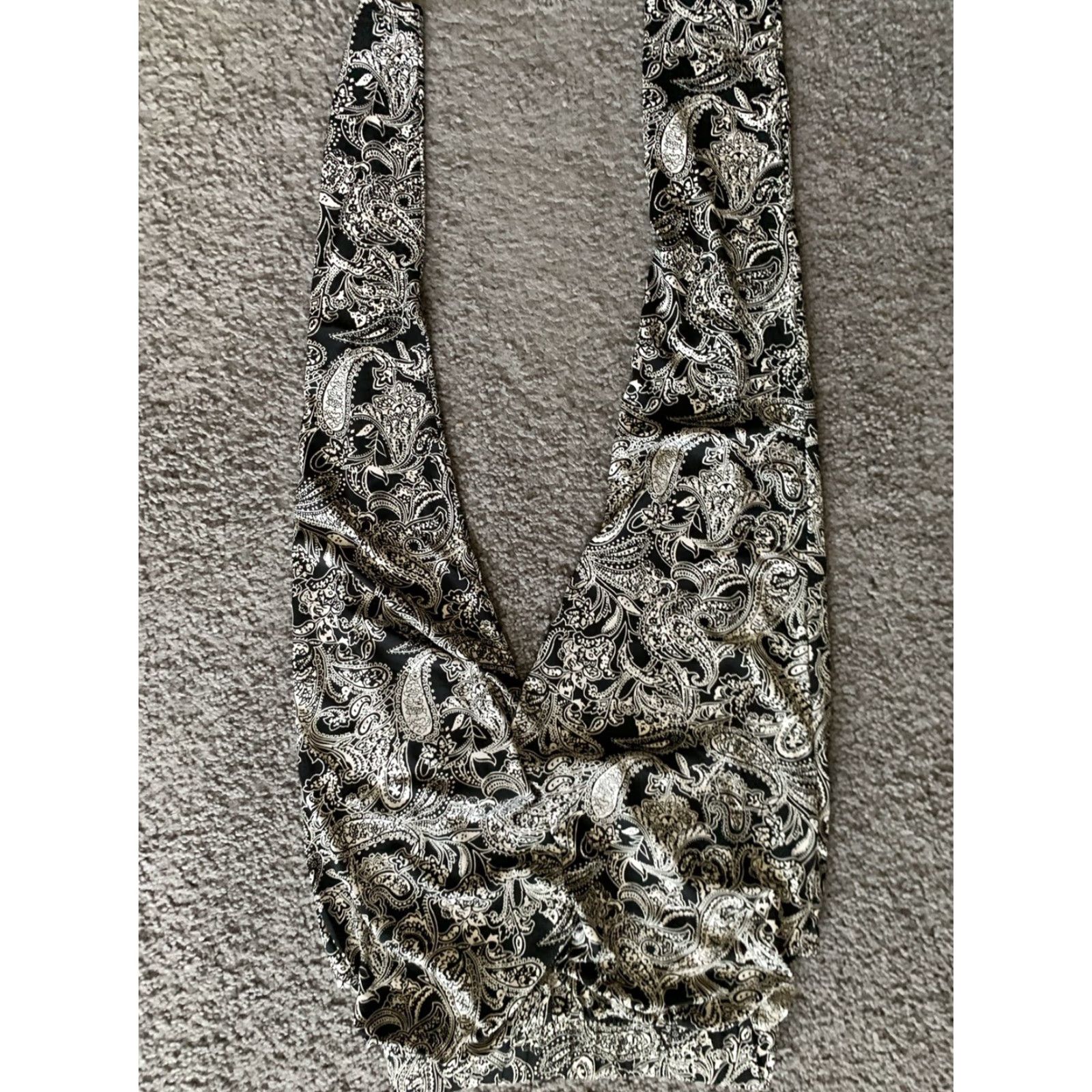 Vintage Charlotte Russe Pants Women S Black Aztec Style Jogger Small Size 28" / US 6 / IT 42 - 4 Thumbnail