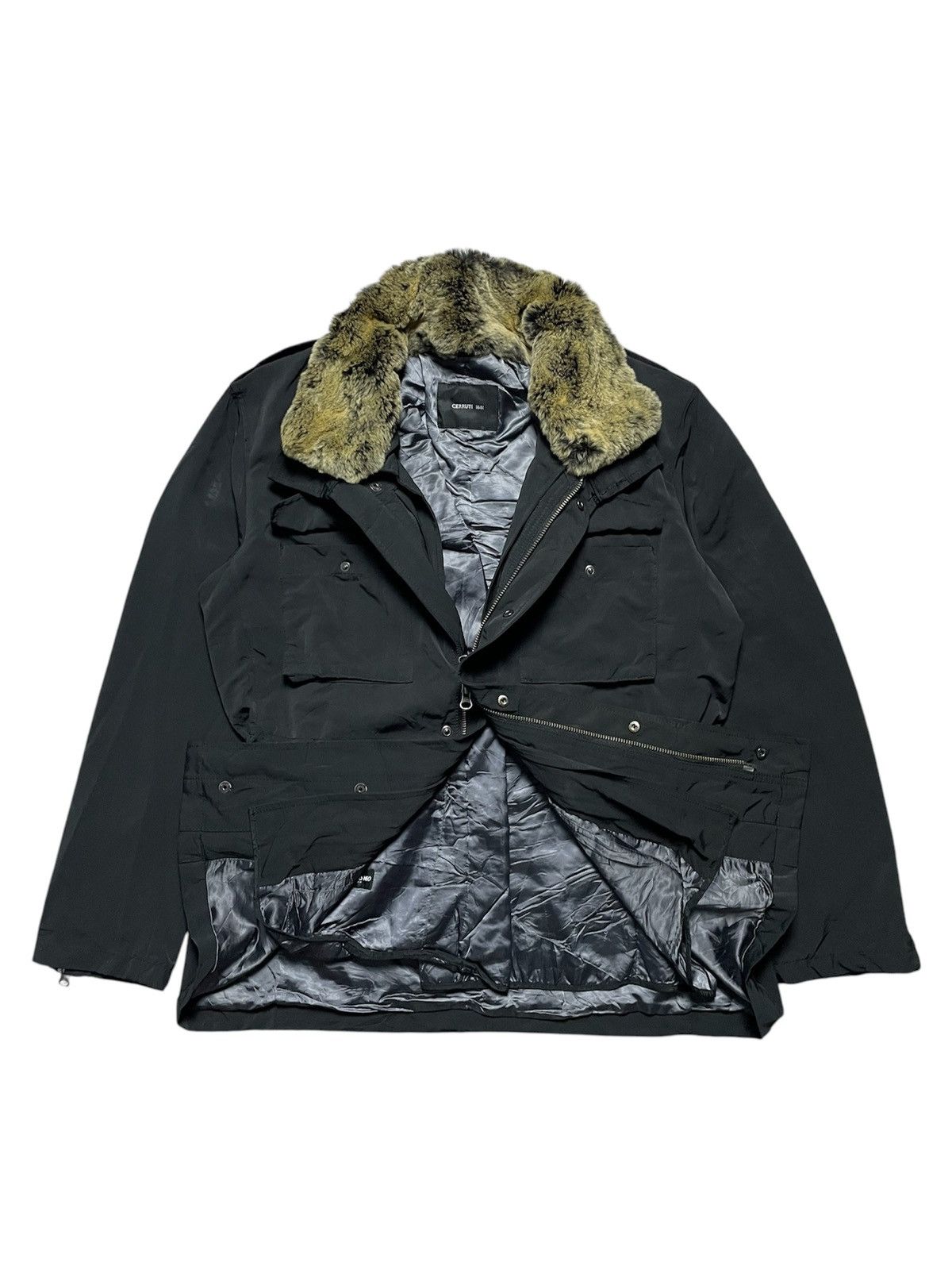 14th Addiction × If Six Was Nine × Le Grande Bleu (L.G.B.) Cerruti 1881 - Military Gothic Dystopian Jacket Size US M / EU 48-50 / 2 - 3 Thumbnail