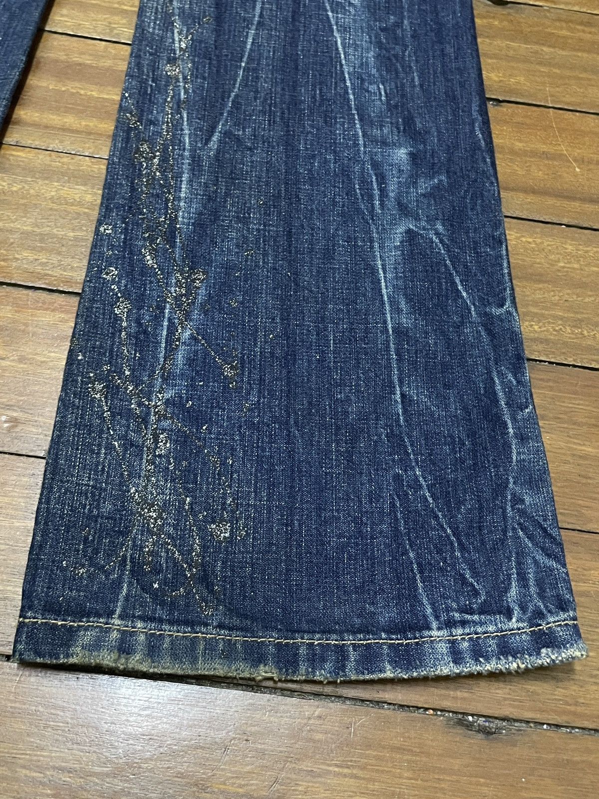 GOSTAR DE FUGA Very Rare Vintage Japanese Brand FUGA Flared Jeans 1990s Size US 33 - 8 Thumbnail