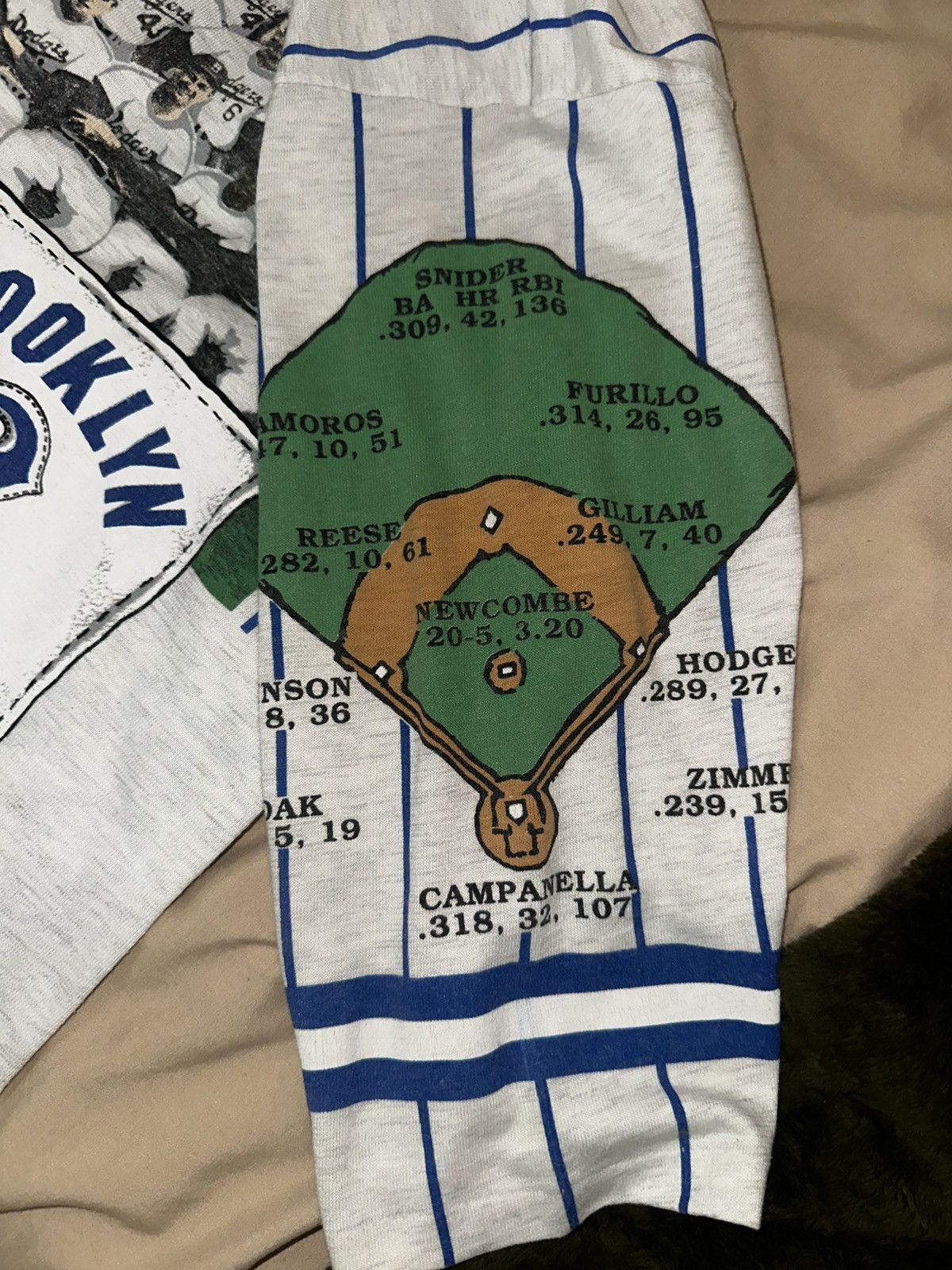 Other Vintage Long Gone Brooklyn Dodgers 1955 World Series Tee Size US XL / EU 56 / 4 - 8 Thumbnail