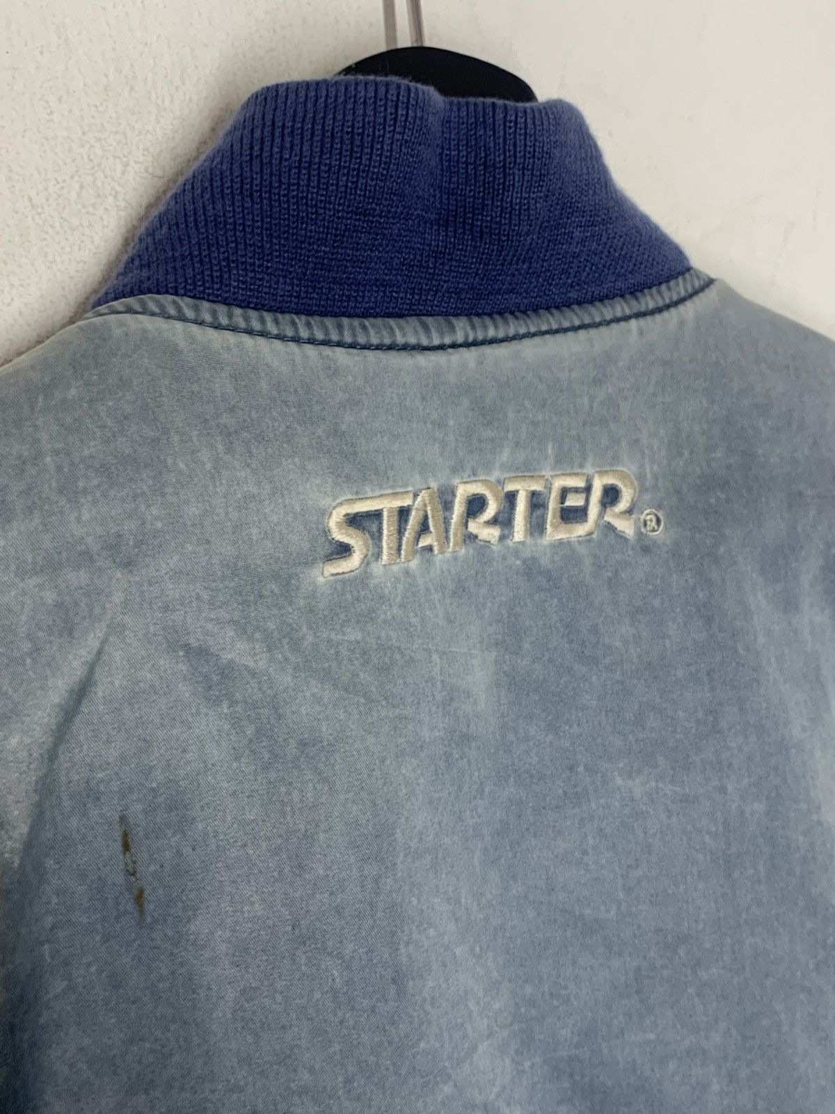 Starter Vintage STARTER Bomber Jacket Distressed Size US L / EU 52-54 / 3 - 10 Thumbnail