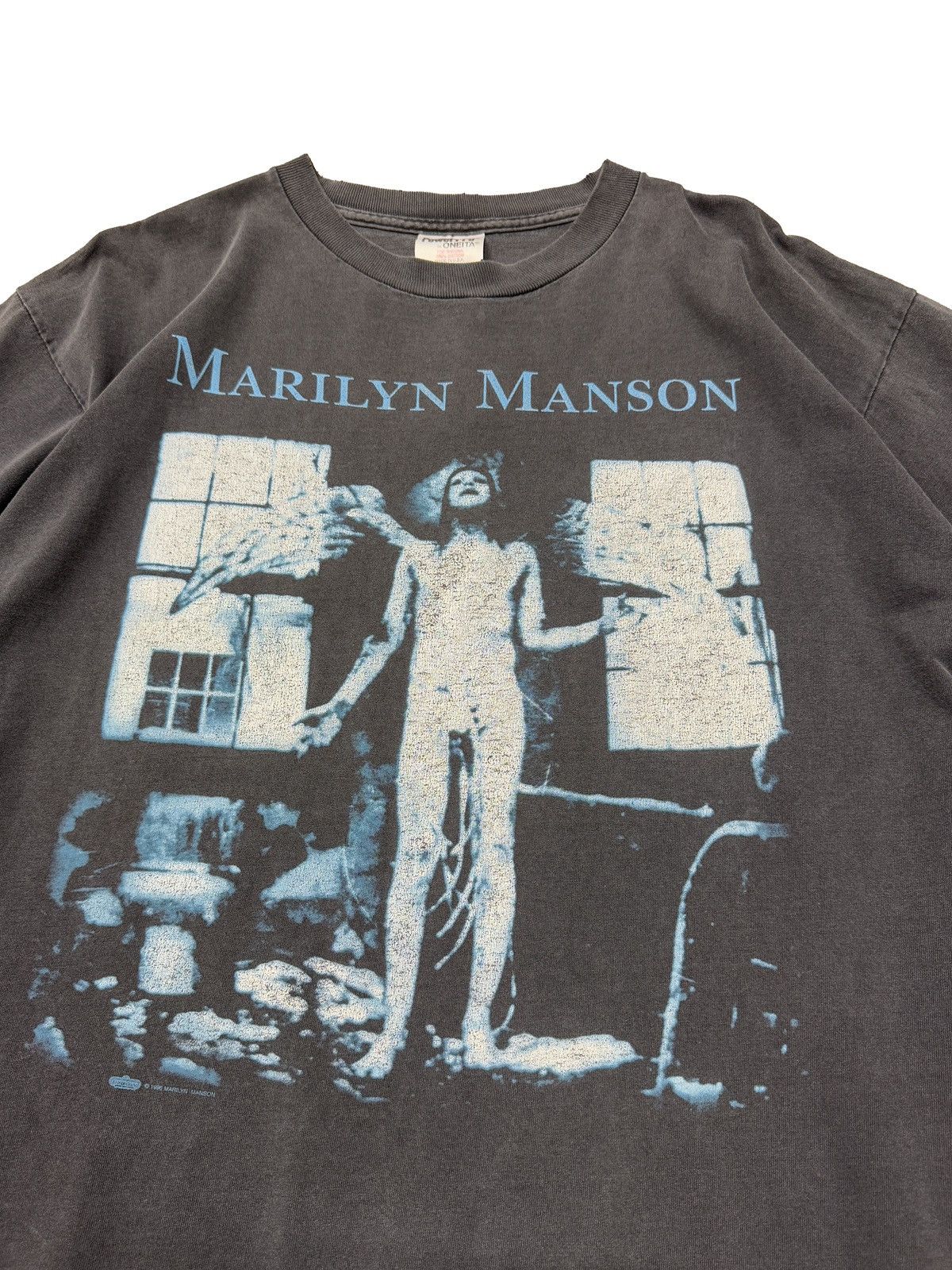 Band Tees × Designer × Vintage 1996 Marilyn Manson “Antichrist Superstar” Band T-Shirt Size US XL / EU 56 / 4 - 3 Thumbnail
