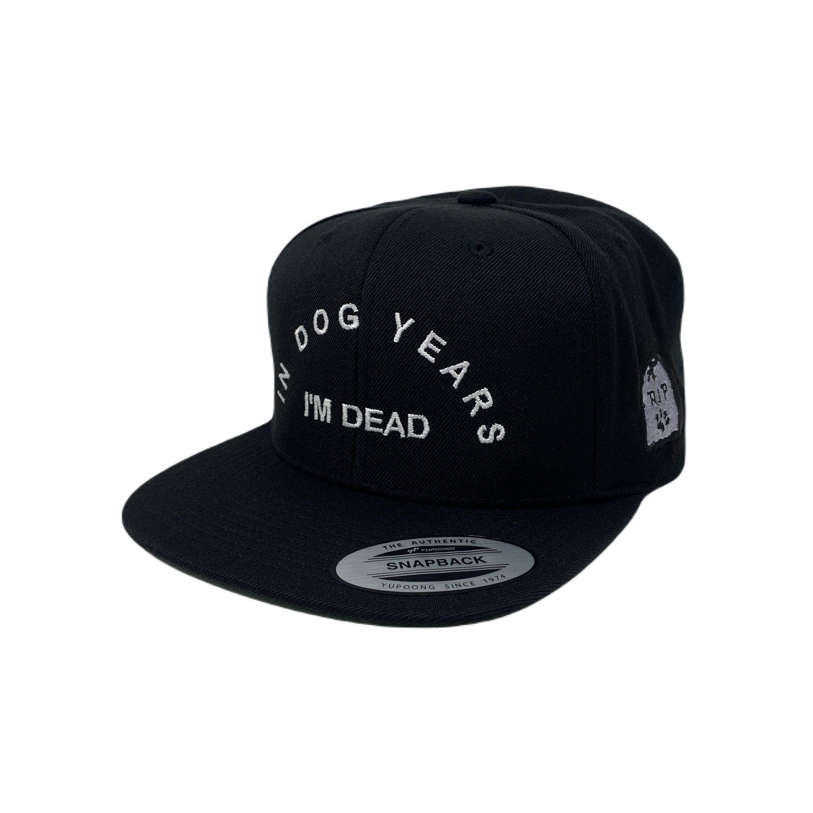 Other In Dog Years I’m Dead RIP Snapback Hat Size ONE SIZE - 2 Thumbnail
