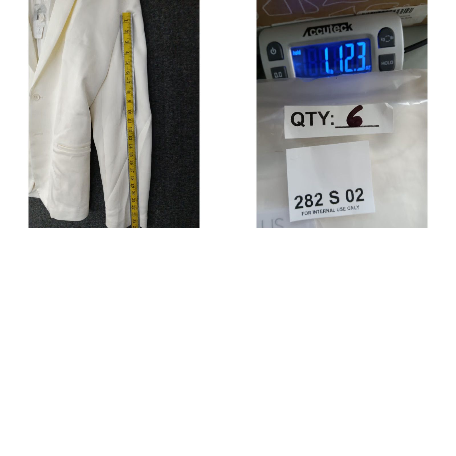Vintage Stylus Jacket XL Ivory Two-Button Single-Breasted Formal 2 Piece Men’s Suit Jacket & Coat Size 46R - 8 Thumbnail