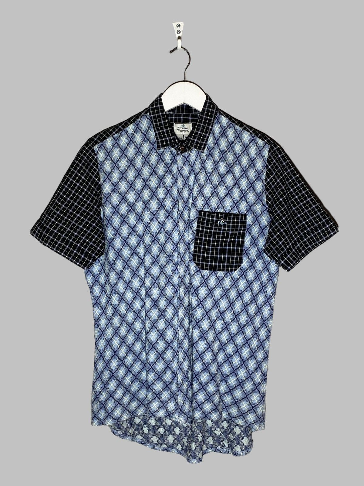 Vivienne Westwood 🔥 VIVIENNE WESTWOOD RUNWAY MIXED PATTERN GOTH PUNK SHIRT 🔥 Size US S / EU 44-46 / 1 - 2 Thumbnail