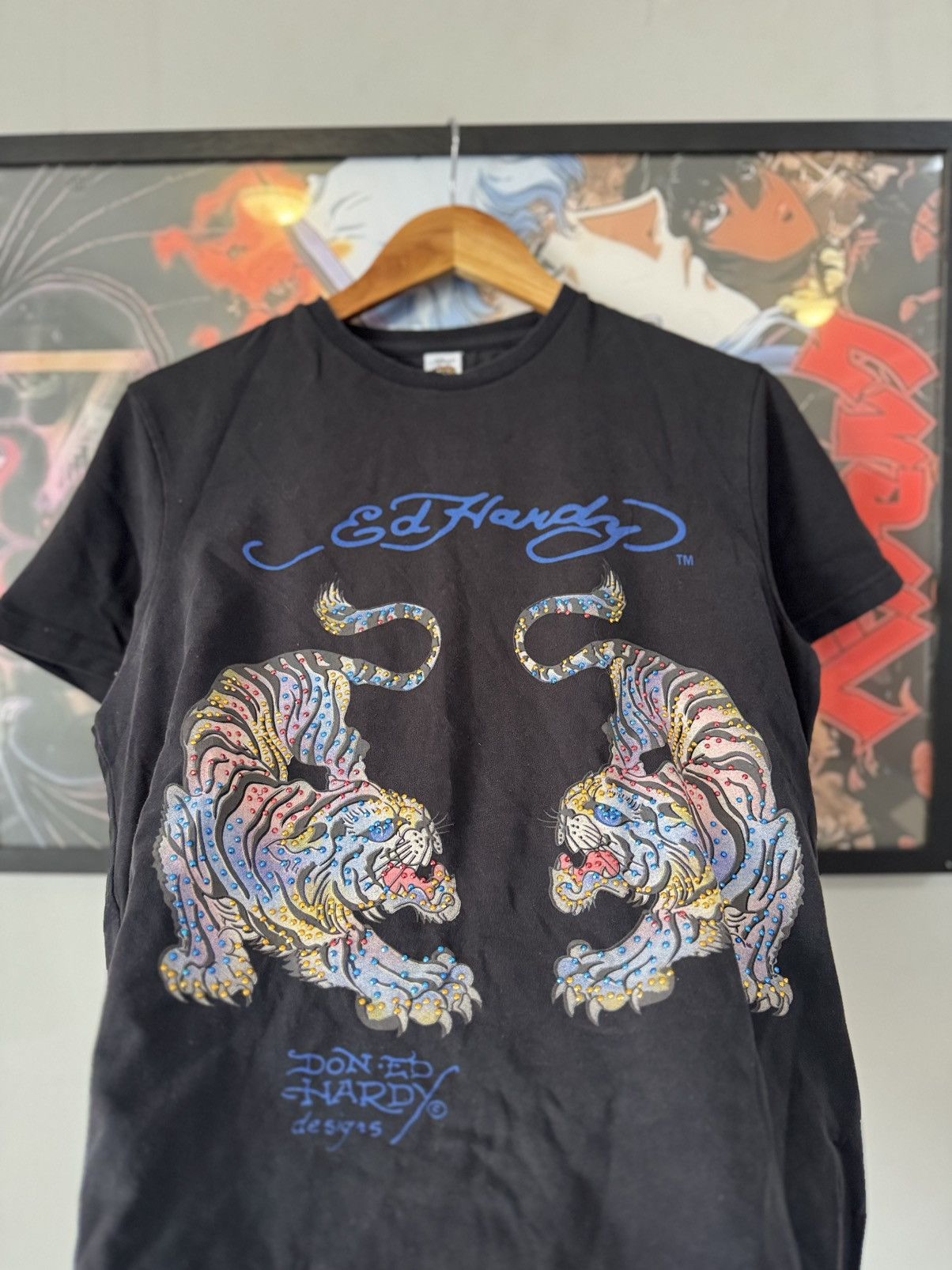 Ed Hardy Very crazy tiger Rare Ed Hardy Tee Y2K Affliction Style Size US L / EU 52-54 / 3 - 2 Thumbnail