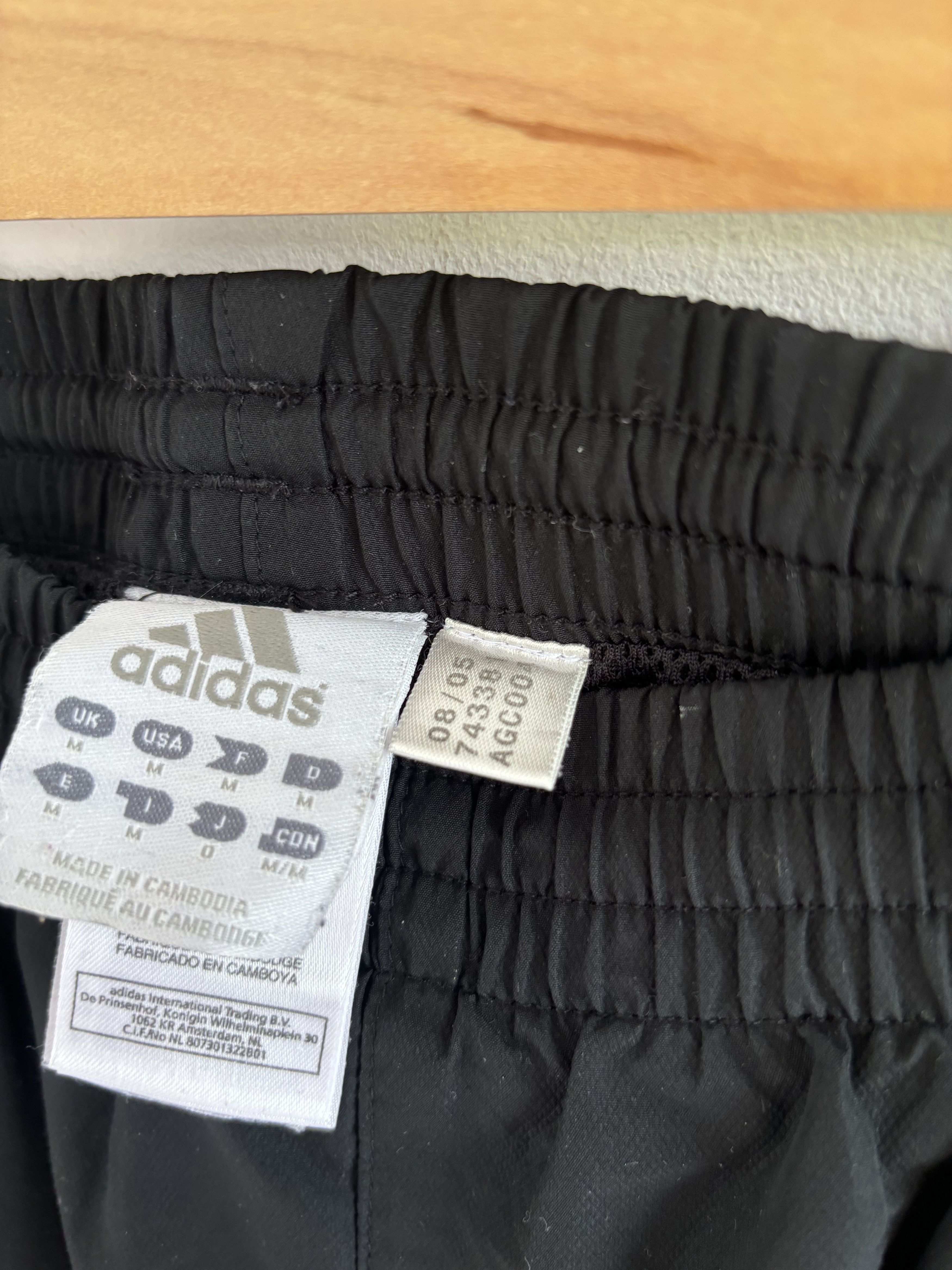 Adidas Vintage Adidas Parachute Y2K 3 Stripes Logo Trackpants Size US 32 / EU 48 - 5 Thumbnail