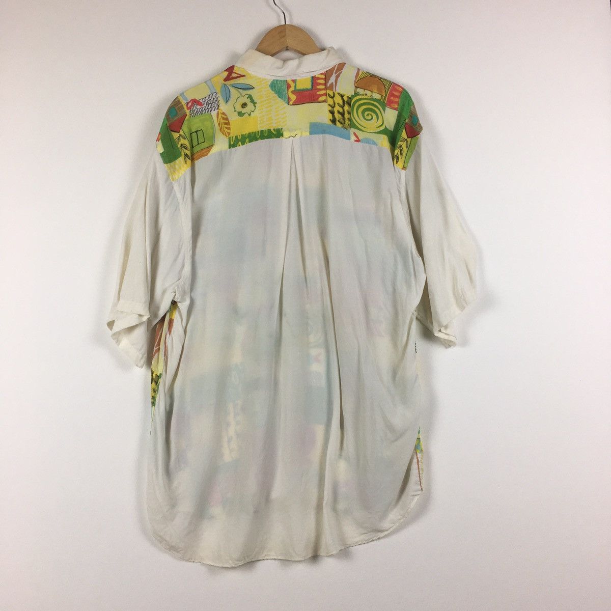 Vintage Vintage Galos By Marco Delli Rayon Shirt Size US L / EU 52-54 / 3 - 8 Thumbnail