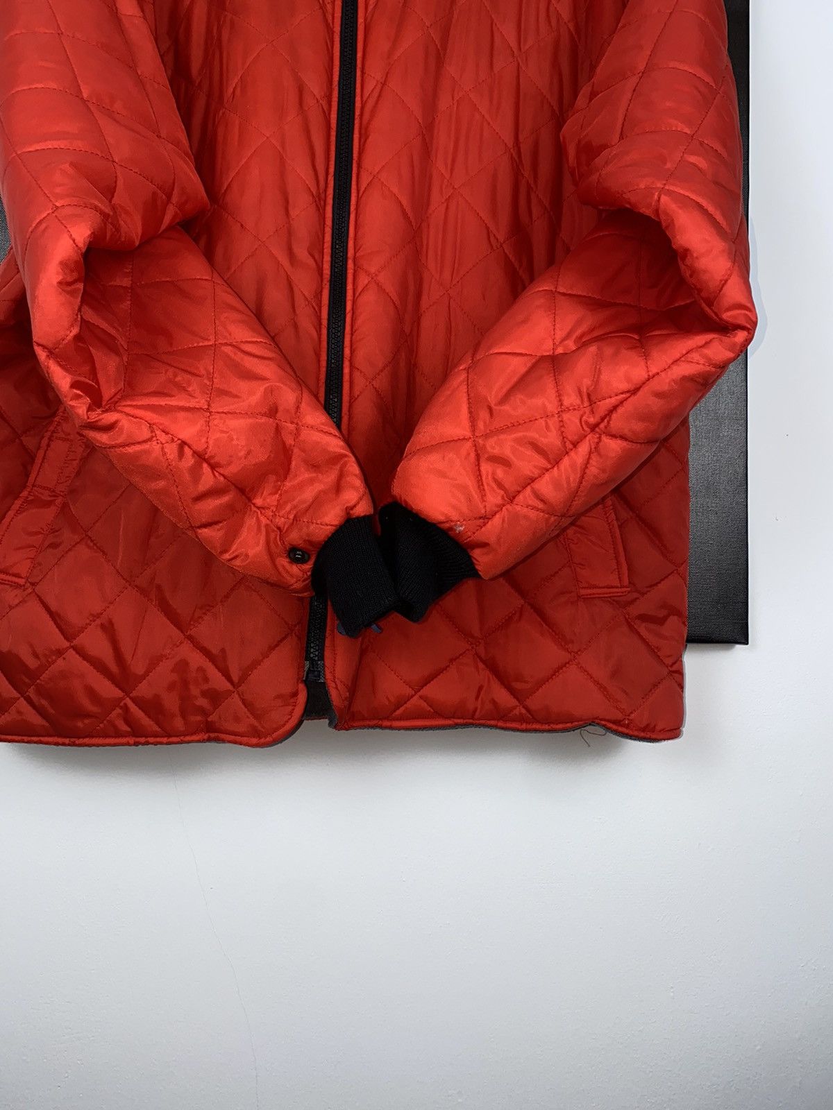 Formula 1 🚨 90s Shell Vintage Quilt Lining Red Nylon Jacket Formula 1 Size US M / EU 48-50 / 2 - 6 Thumbnail