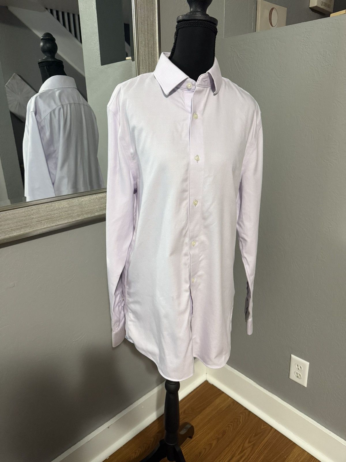 Banana Republic Banana Republic Non-Iron Preppy Grant Slim Fit Shirt Medium Size US M / EU 48-50 / 2 - 2 Thumbnail