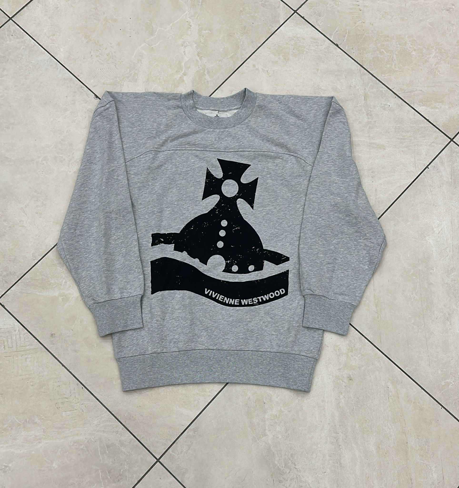 Vivienne Westwood Vivienne Westwood Sunken Orb Sander Sweatshirt Grey Large Size US L / EU 52-54 / 3 - 2 Thumbnail