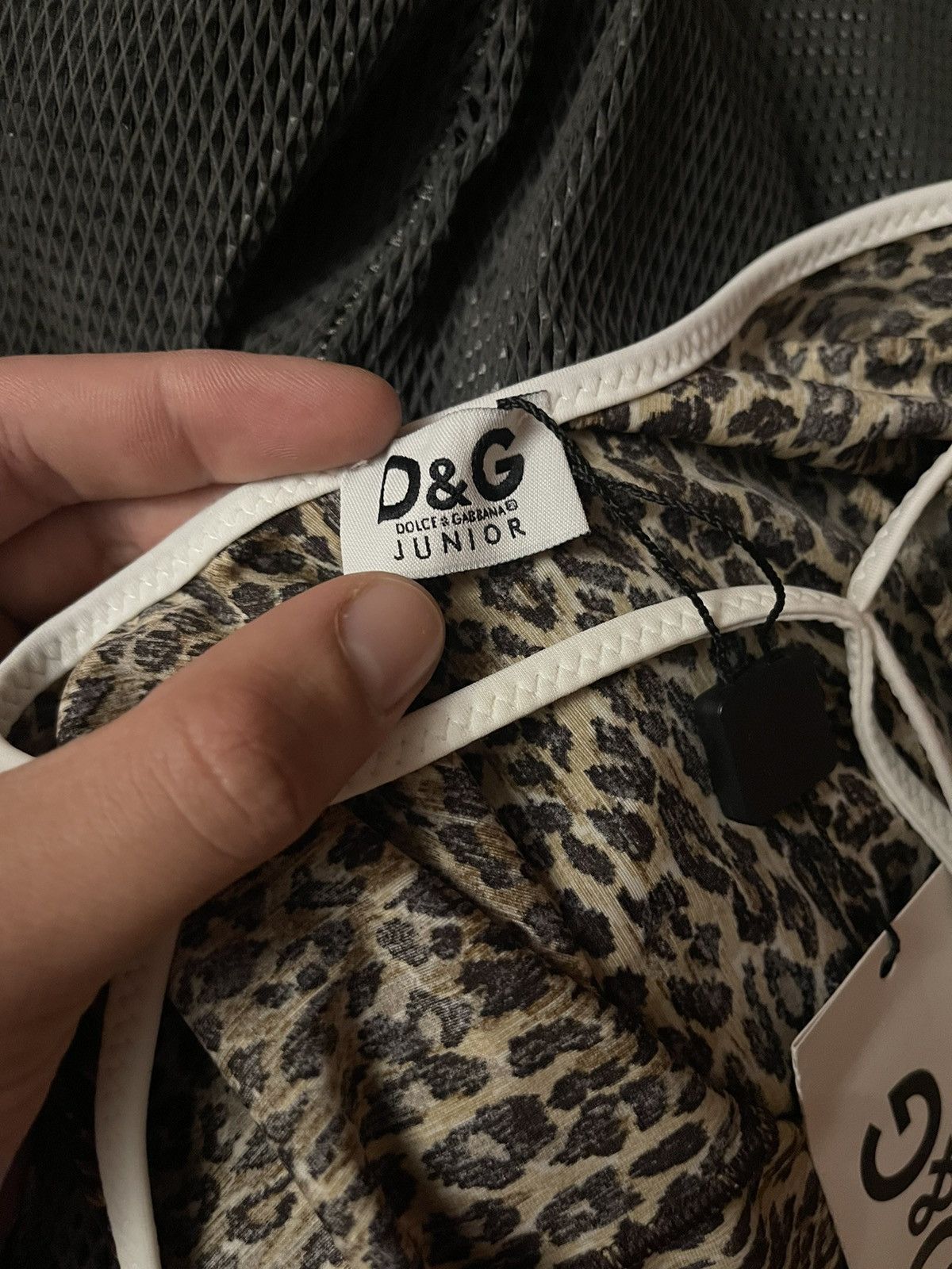 Designer × Dolce & Gabbana × Vintage Dolce & Gabbana junior D&G iconic leopard tank top Y2K Size XS / US 0-2 / IT 36-38 - 12 Thumbnail
