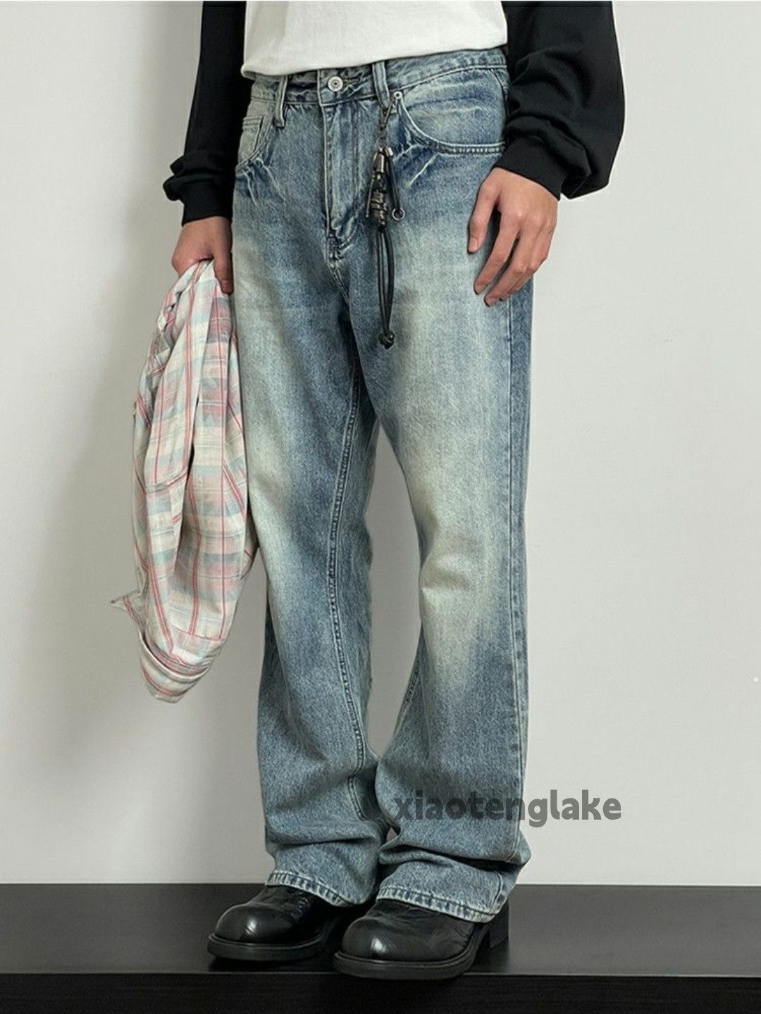 Jean × Vintage washed faded cleanfit yuppie utility bootcut jeans Size US 32 / EU 48 - 3 Thumbnail
