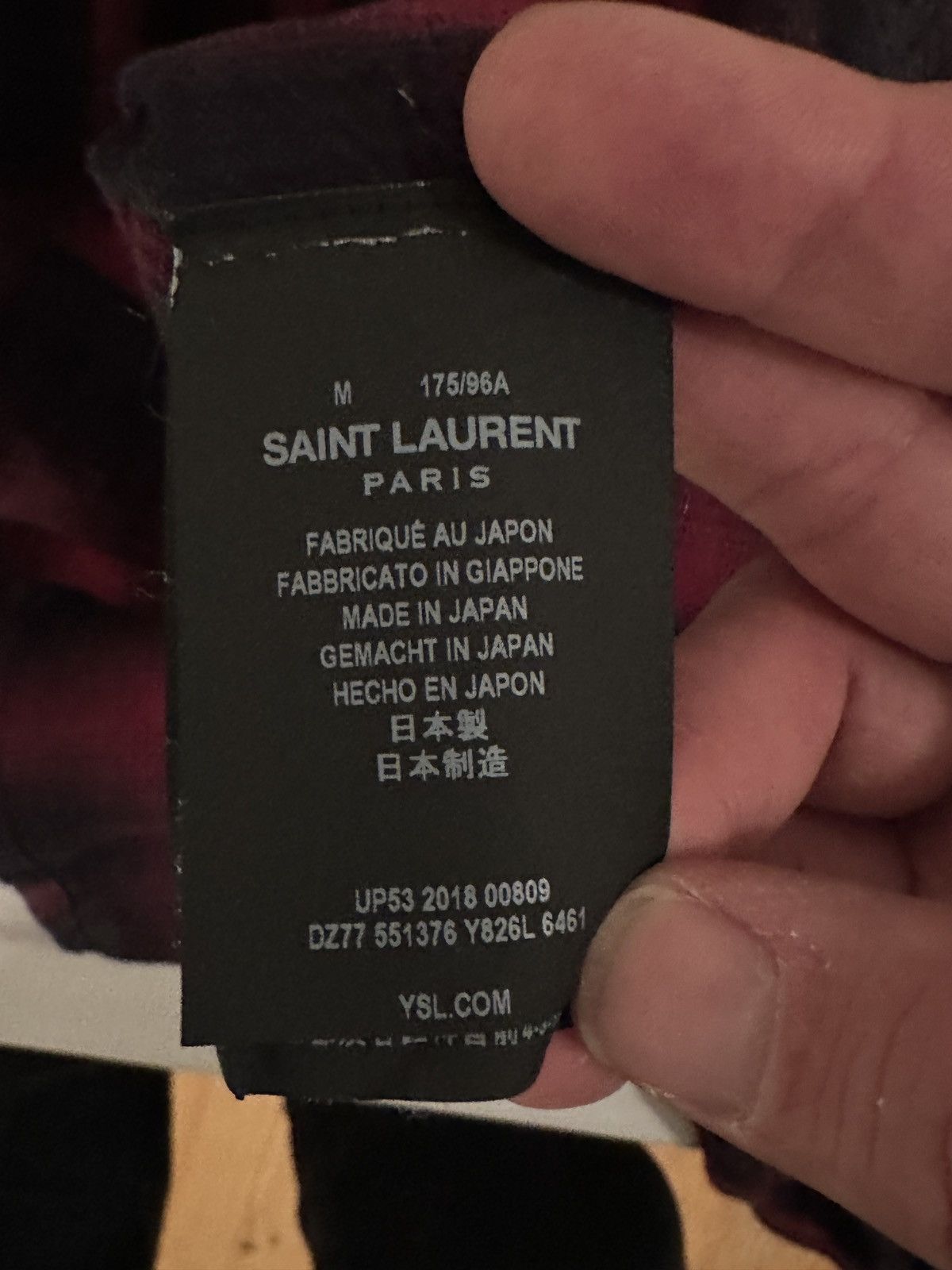 Saint Laurent Paris Saint Laurent Paris Shirt Size US M / EU 48-50 / 2 - 5 Thumbnail