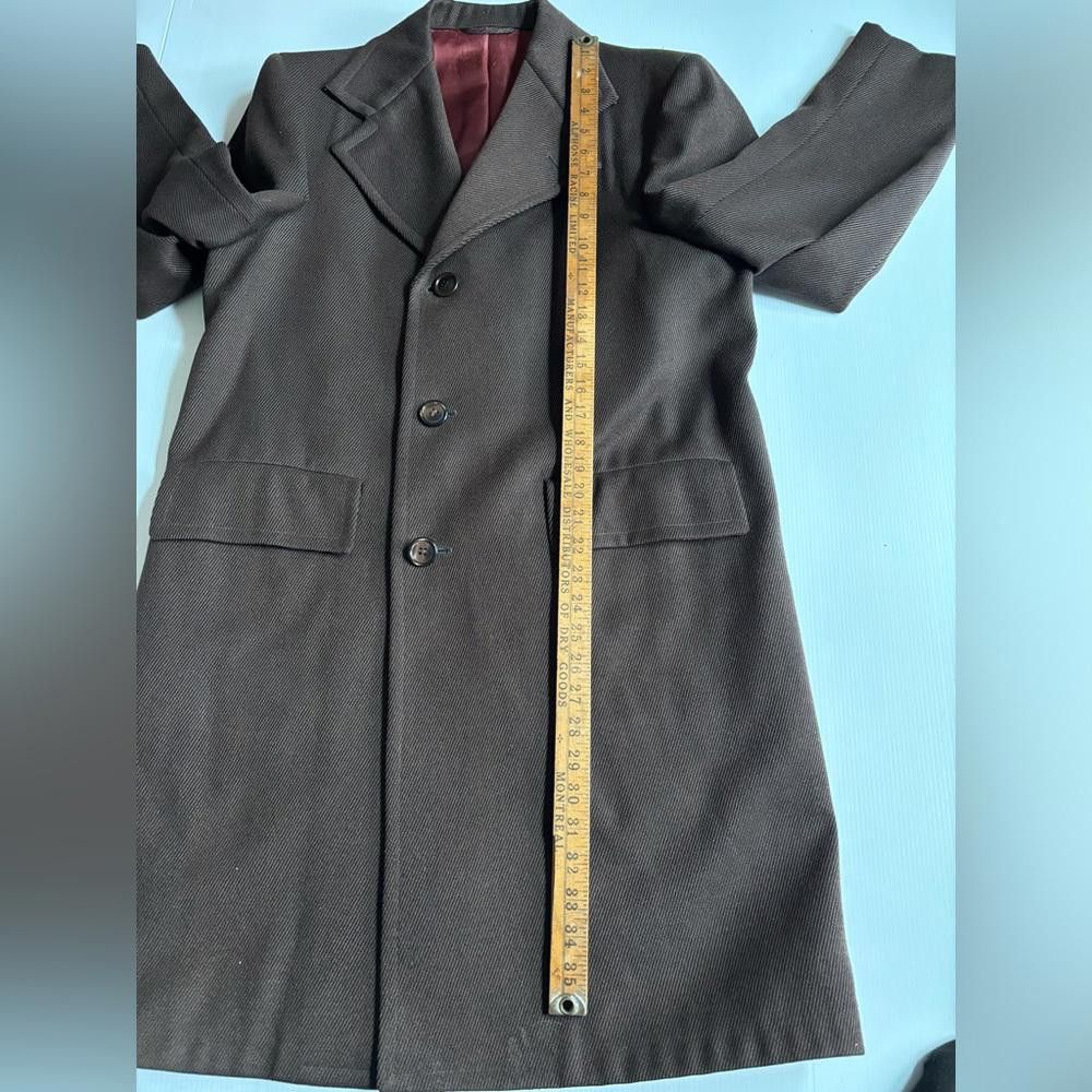 Designer Vintage 70s wool Car Coat Size US S / EU 44-46 / 1 - 4 Thumbnail