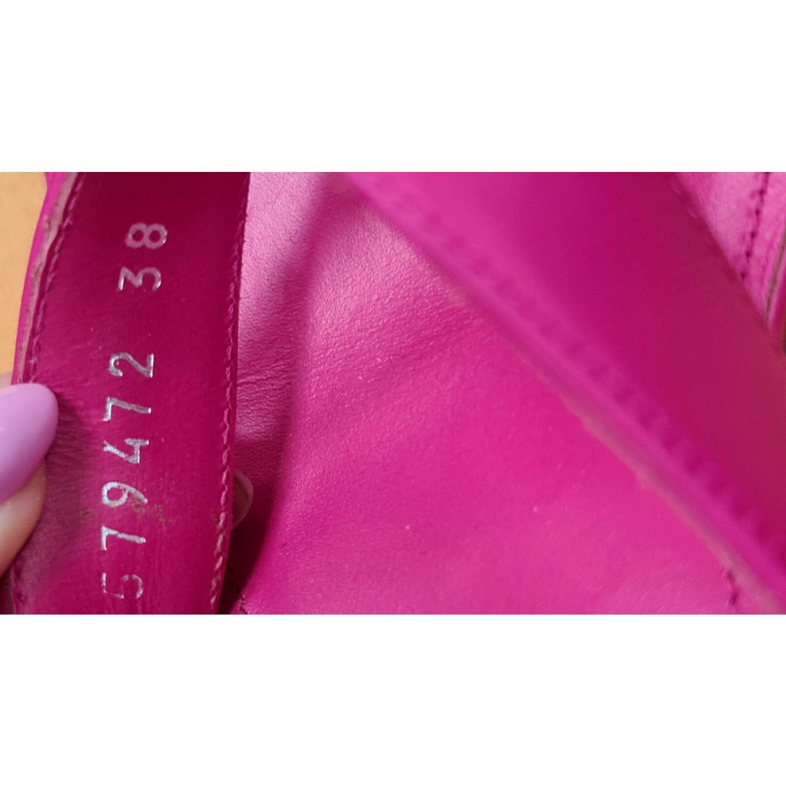 Balenciaga Balenciaga Pink Leather Mules Sz.38 Size US 8 / IT 38 - 9 Thumbnail