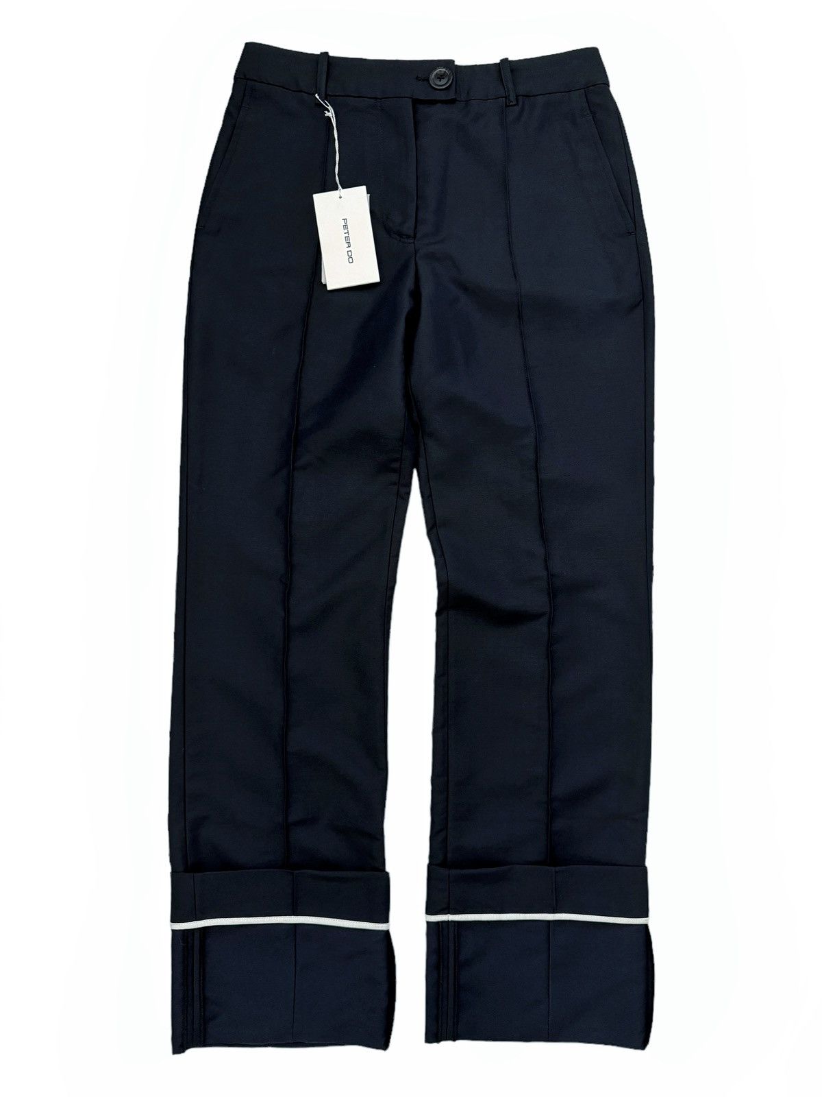 Peter Do $1,015 Sz38 Straight Leg Pant Cuff Trouser Size US 31 - 2 Thumbnail