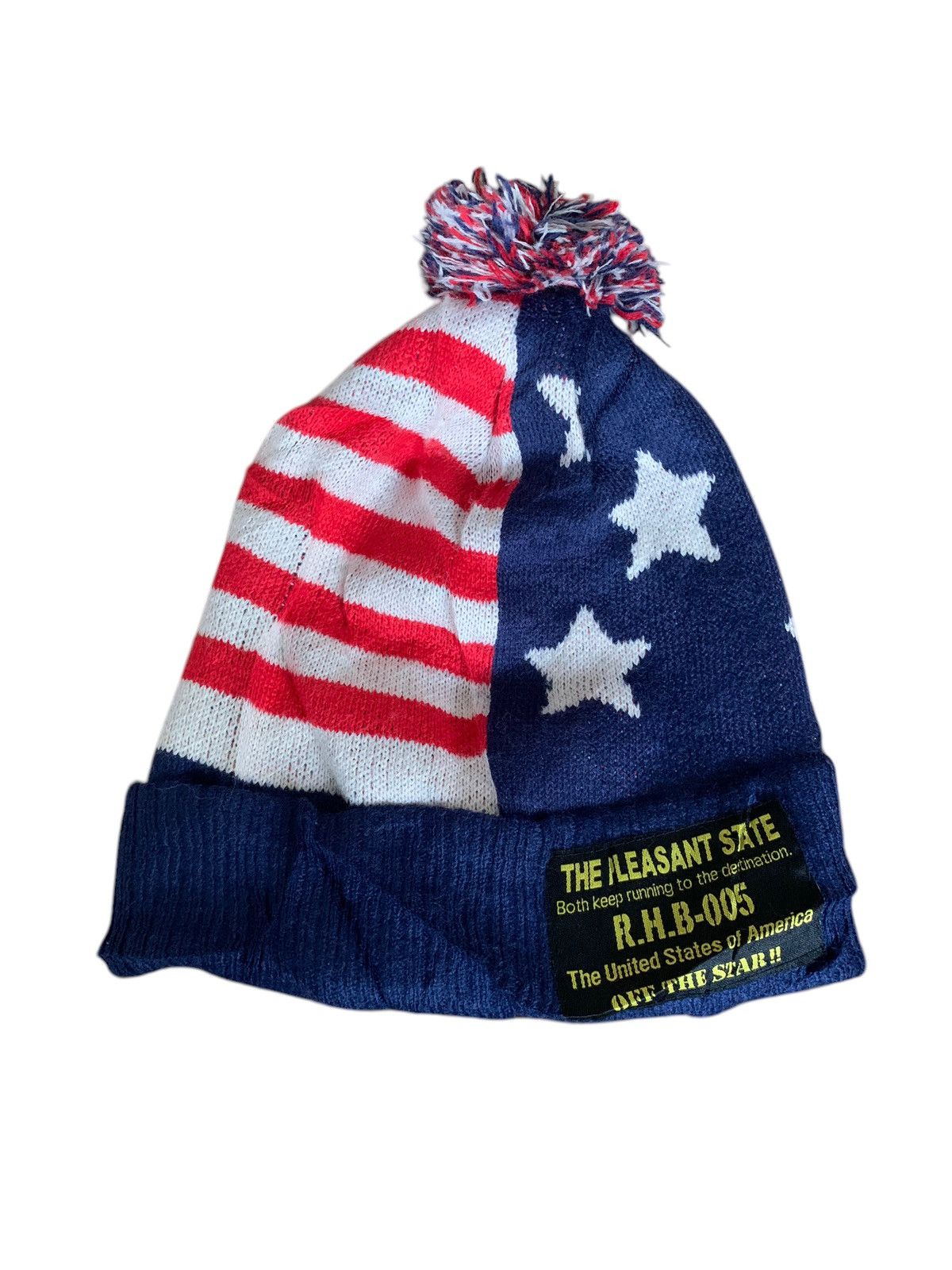 Japanese Brand × Kapital × Vintage American flag knitted Winter sessions Beanie Hats Size ONE SIZE - 5 Thumbnail
