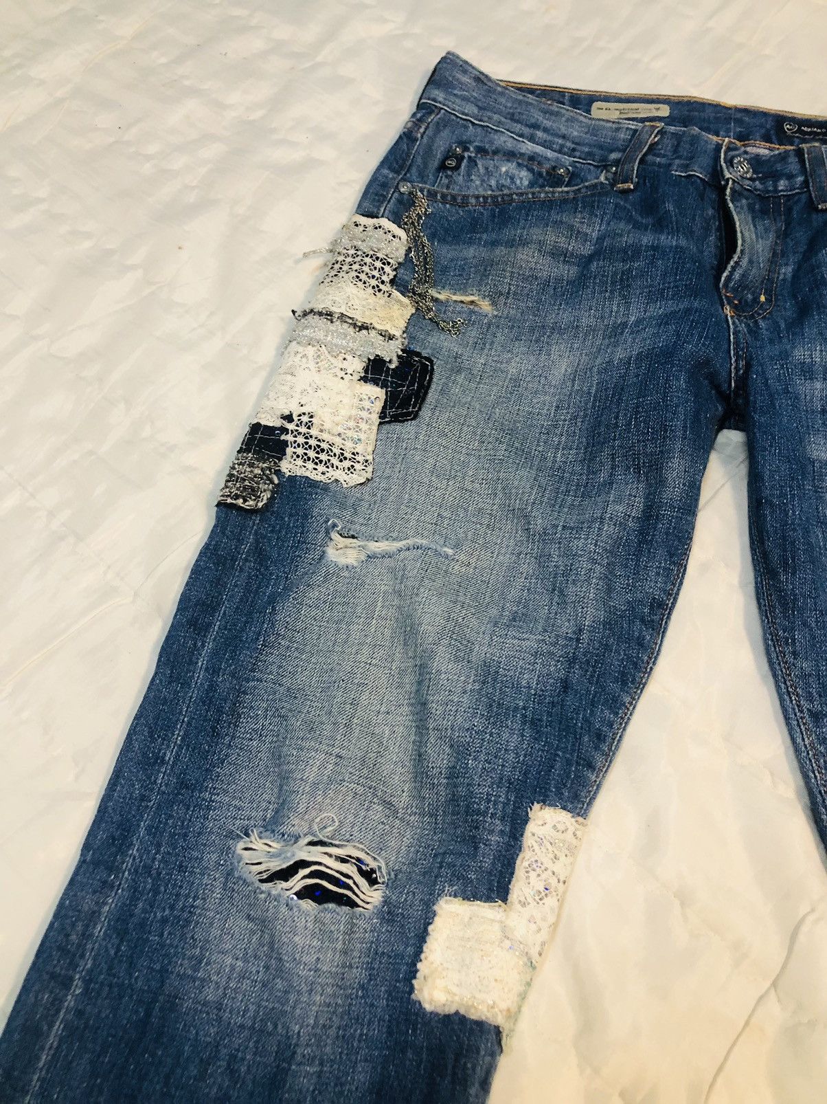 AG Adriano Goldschmied Distressed Denim Adriano Goldschmied Jeans MadeInUsa (3) Size 32" / US 10 / IT 46 - 5 Thumbnail