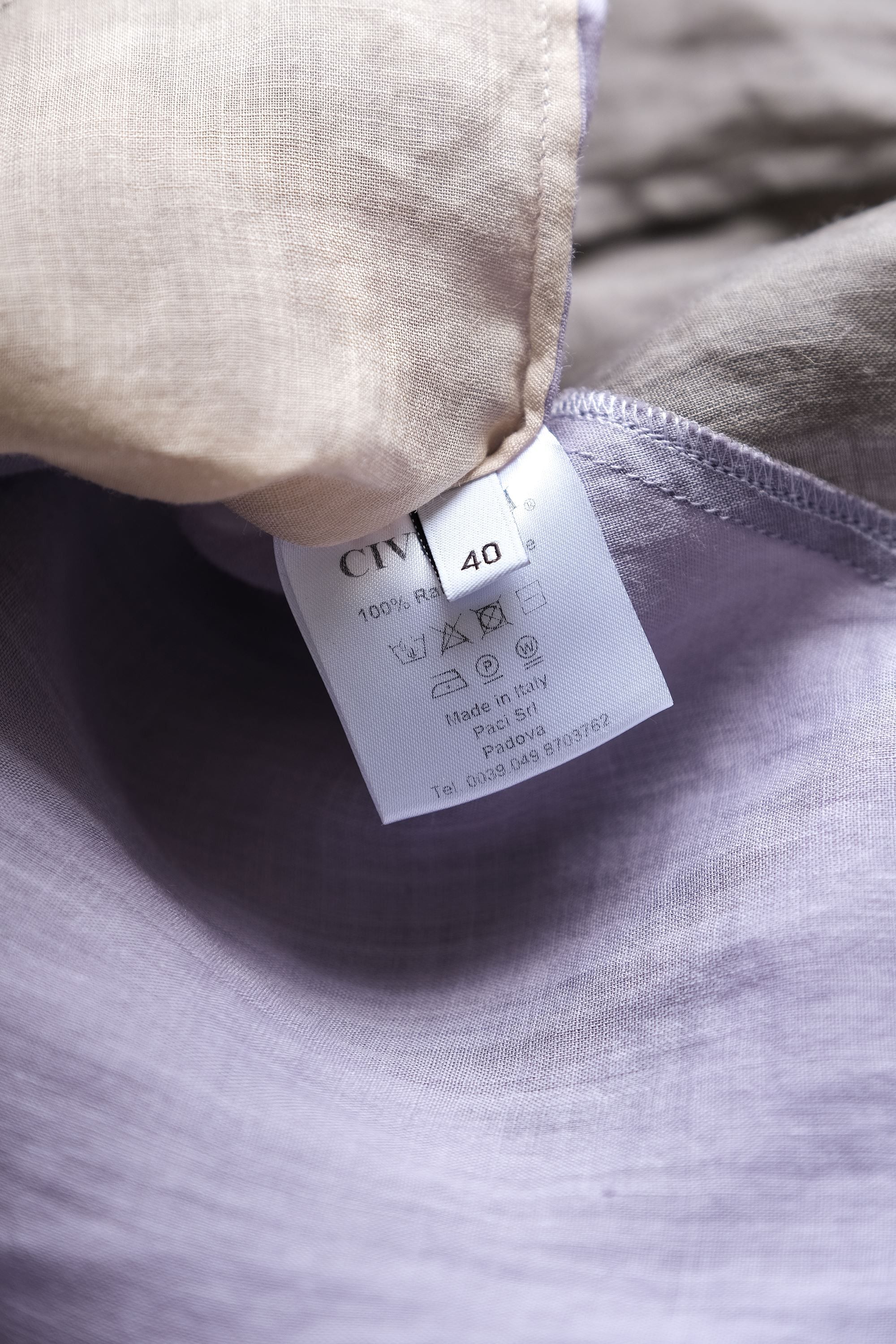 Designer CIVIDINI Stitch Panel Shirt Size M / US 6-8 / IT 42-44 - 6 Thumbnail