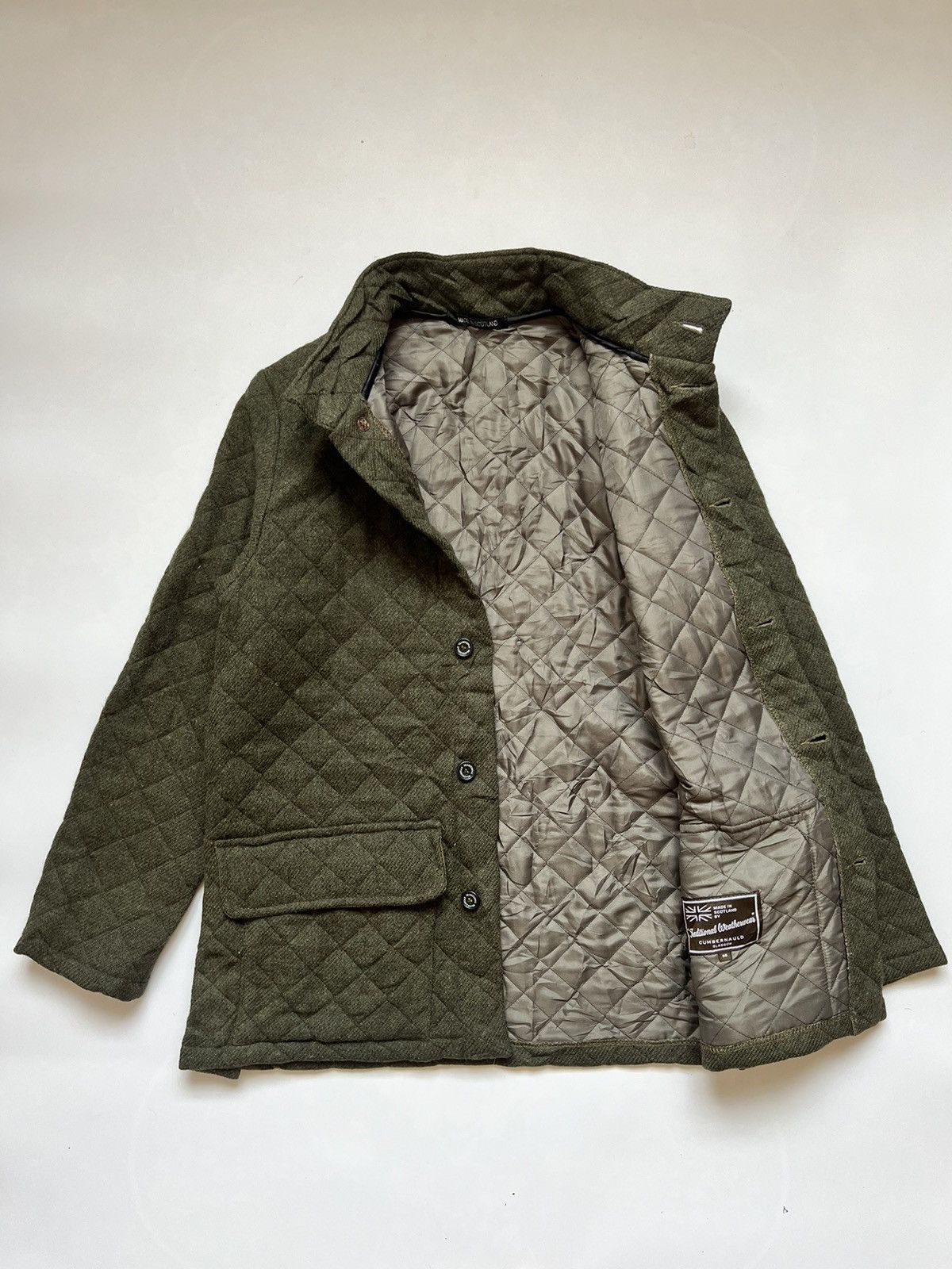 Traditional Weatherwear Mackintosh Wool Quilted Jacket Size US M / EU 48-50 / 2 - 8 Thumbnail