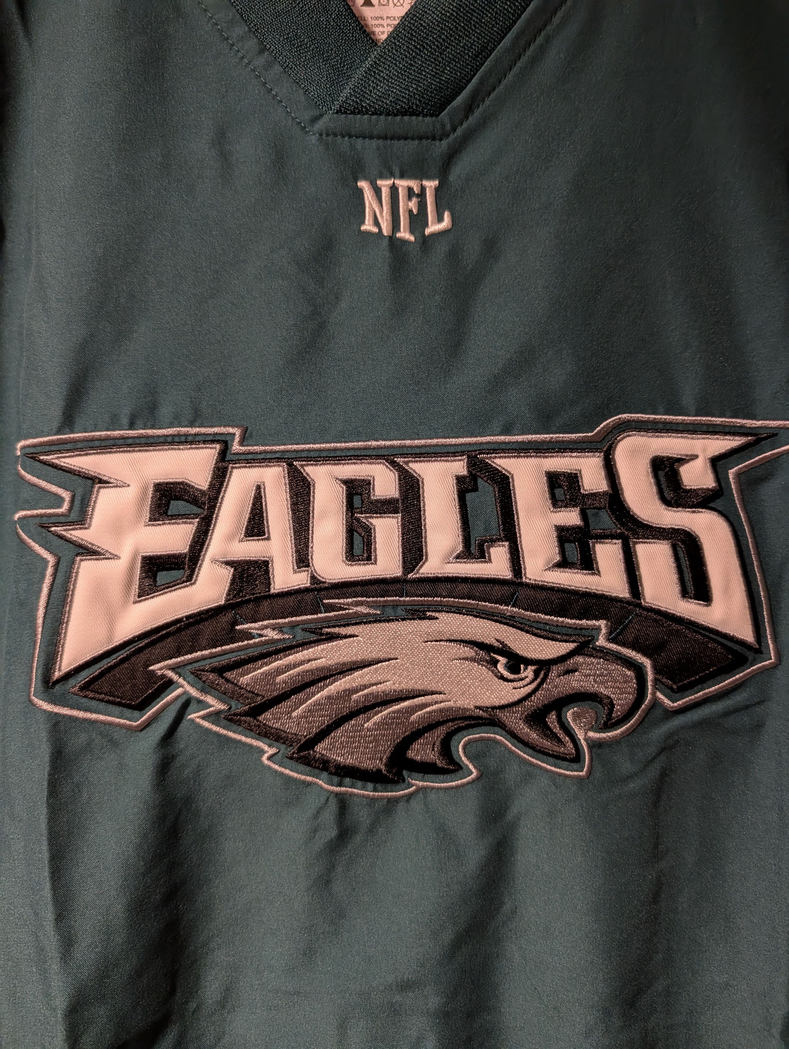 NFL Vintage Philadelphia Eagles Windbreaker Jacket Medium NFL Size US M / EU 48-50 / 2 - 2 Thumbnail