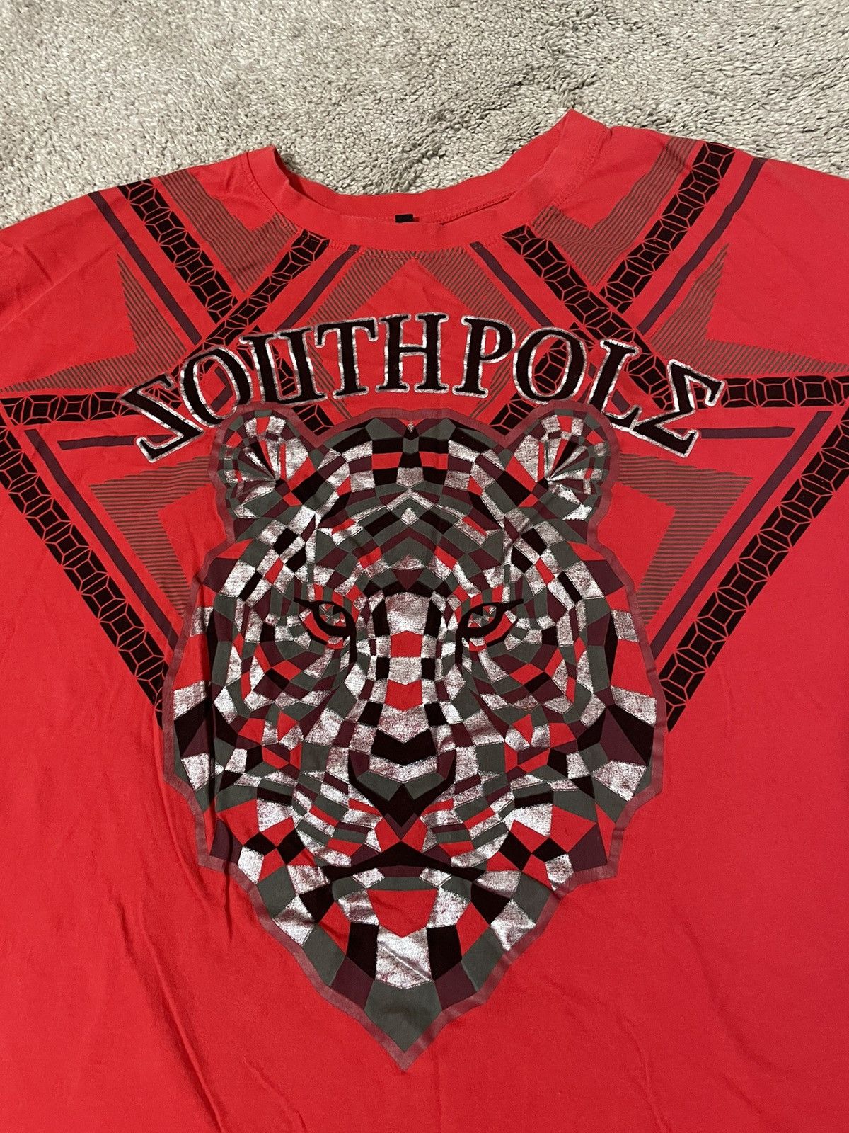 Southpole × Vintage Vintage Y2k Southpole Lion Graphic T Shirt Mens Size 4XL red Size US XXL / EU 58 / 5 - 1 Thumbnail