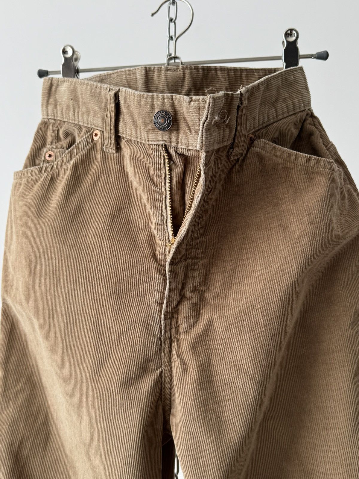 Levi's 1970s Levi’s 26048 USA Women’s Corduroy Pants Size 24" / US 00 / IT 34 - 5 Thumbnail