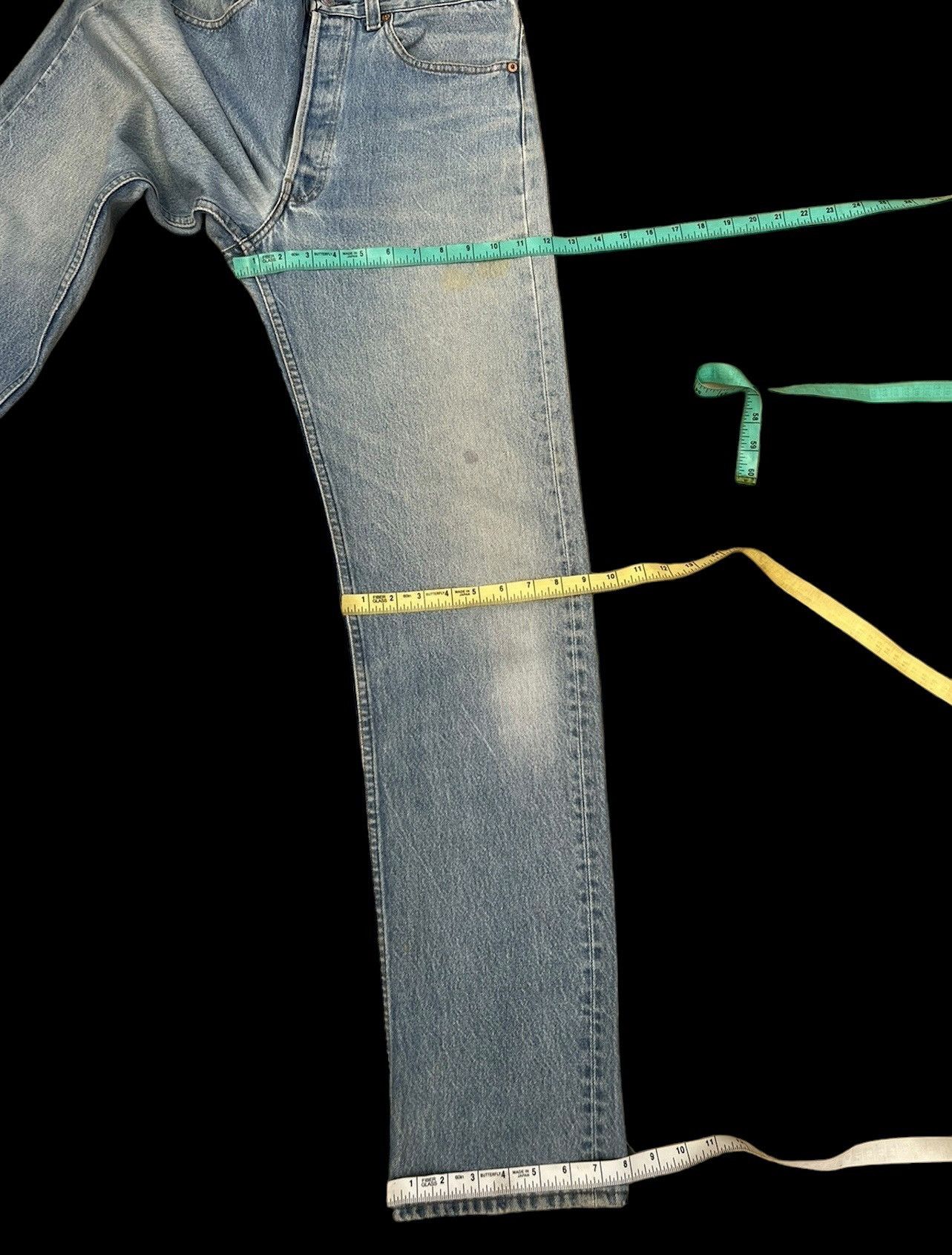 Levi's Vintage Late 80s Levi’s 501 Usa Jeans Ageing Faded Denim Size US 33 - 4 Thumbnail