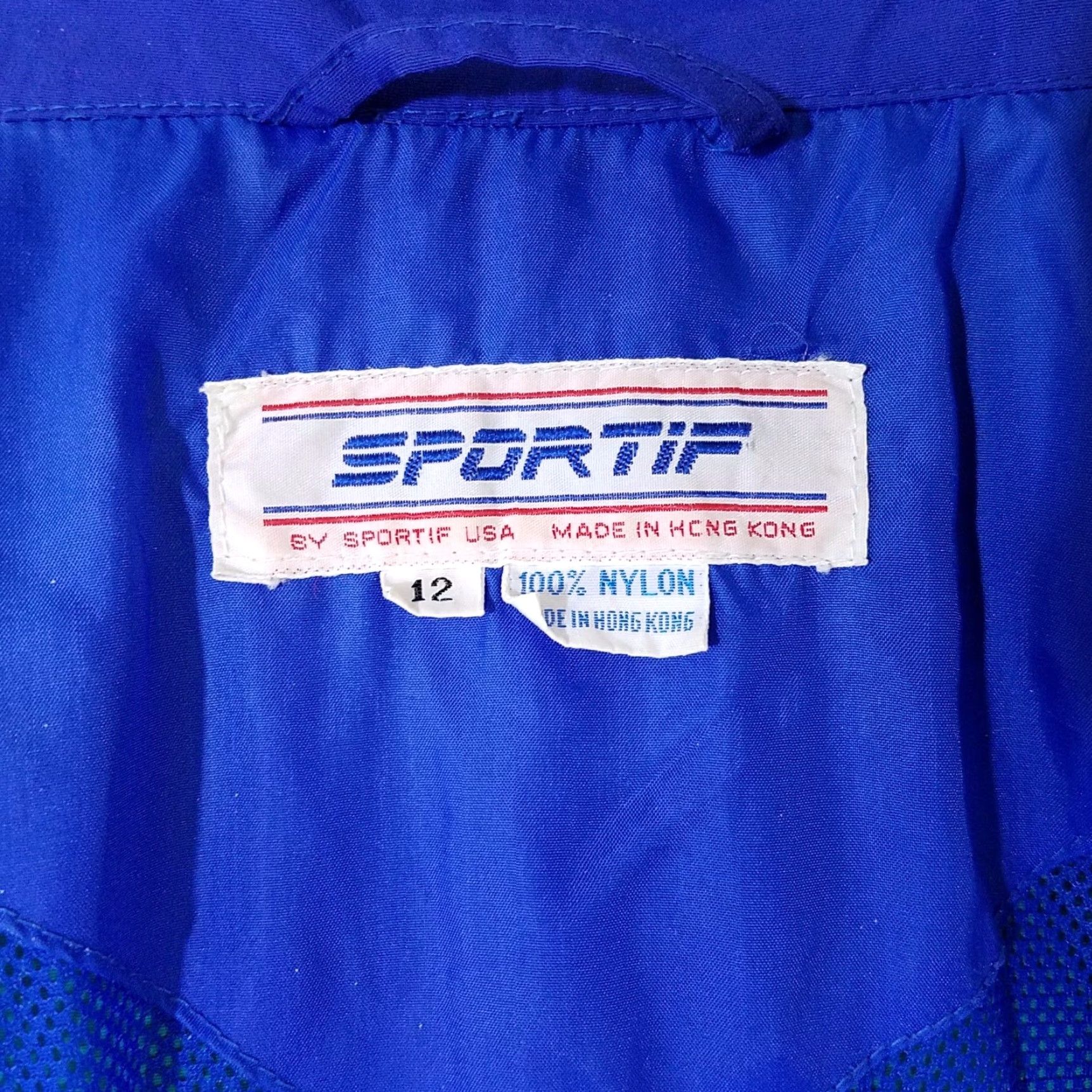 Vintage VINTAGE Sportif USA Womens Windbreaker Jacket 90s Raincoat Hood Turquoise Size 12 Size XL / US 12-14 / IT 48-50 - 6 Thumbnail